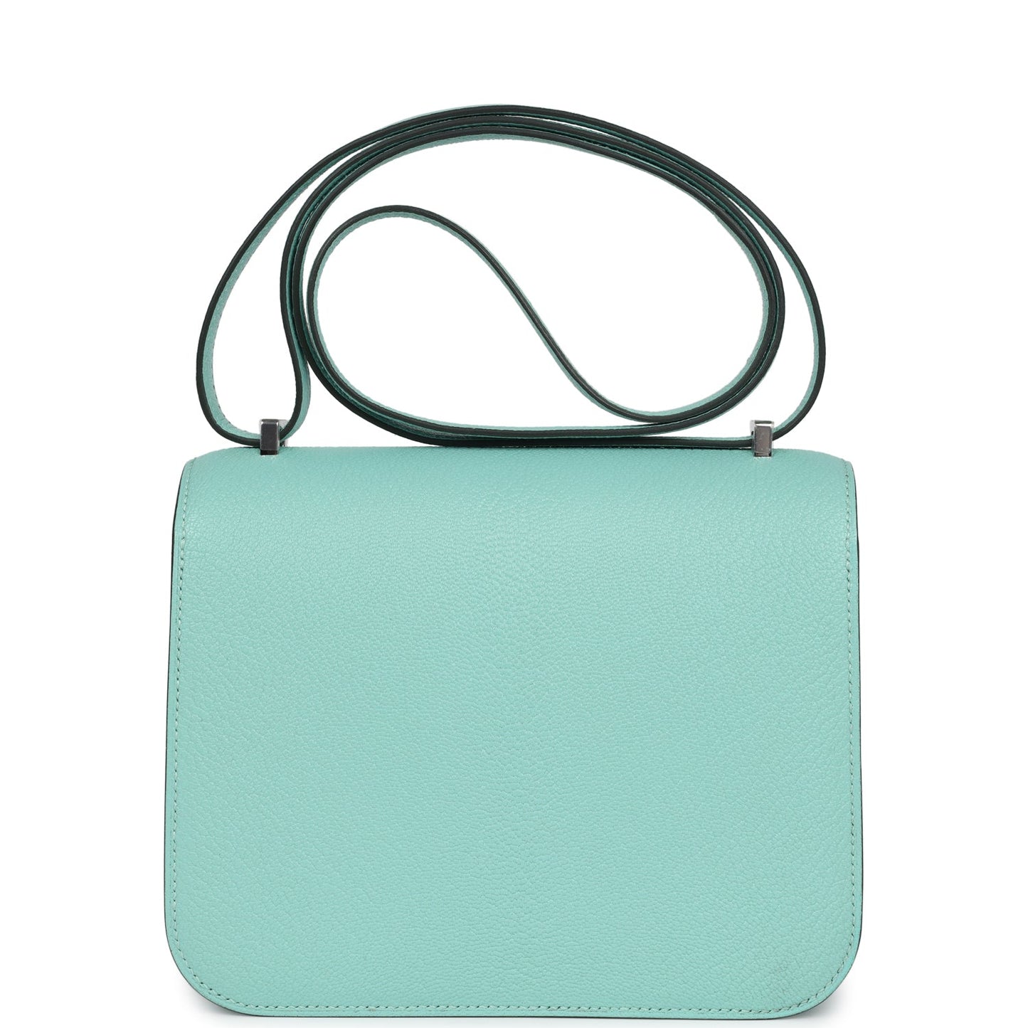 Hermes Constance 18 Aqua Chevre Palladium Hardware