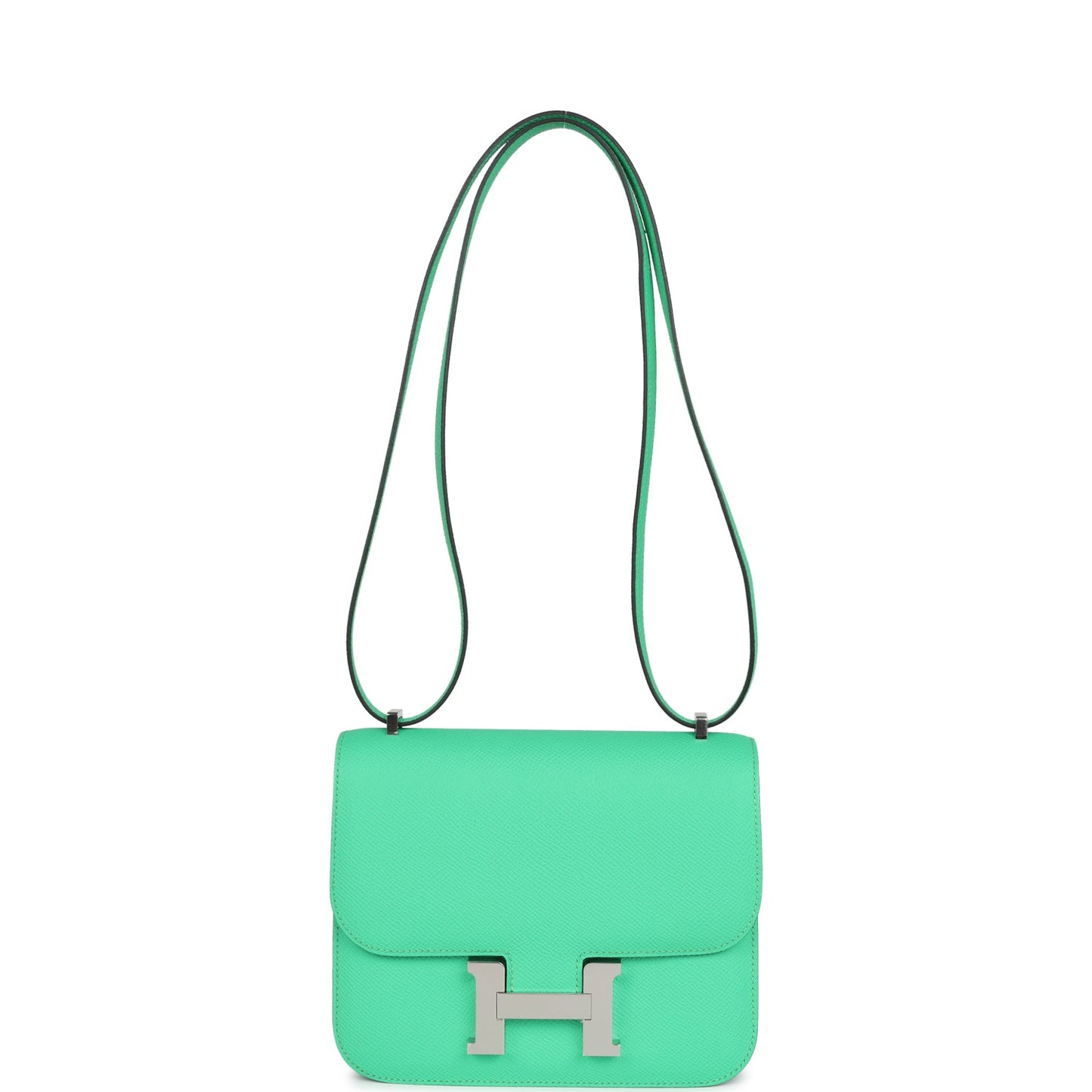 Hermes Constance 18 Vert Comics Epsom Palladium Hardware