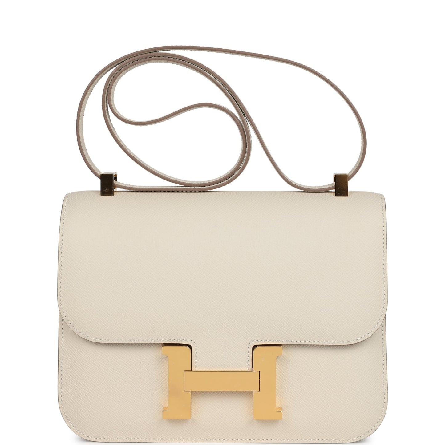 Hermes Constance 1-24 Craie Epsom Gold Hardware