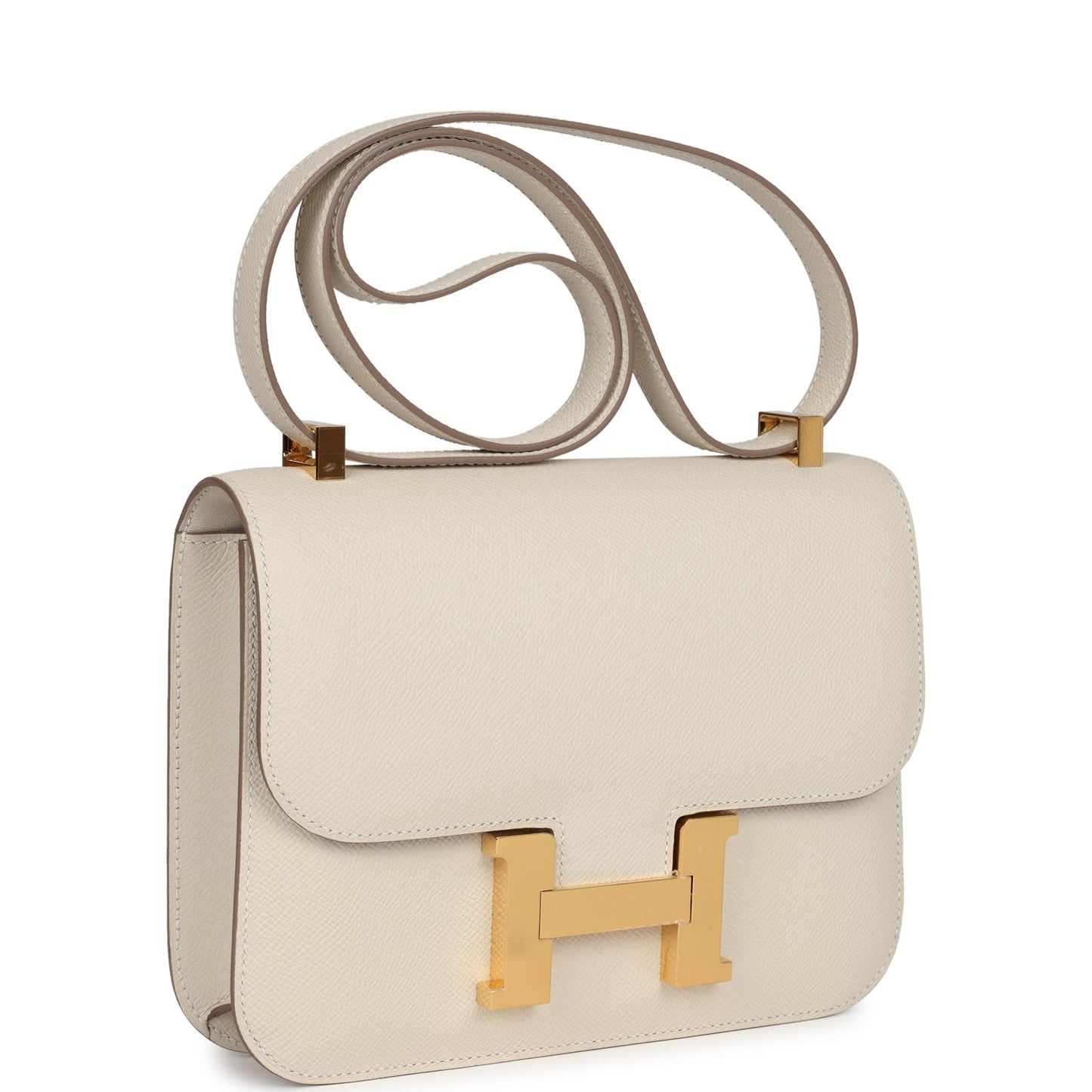 Hermes Constance 1-24 Craie Epsom Gold Hardware