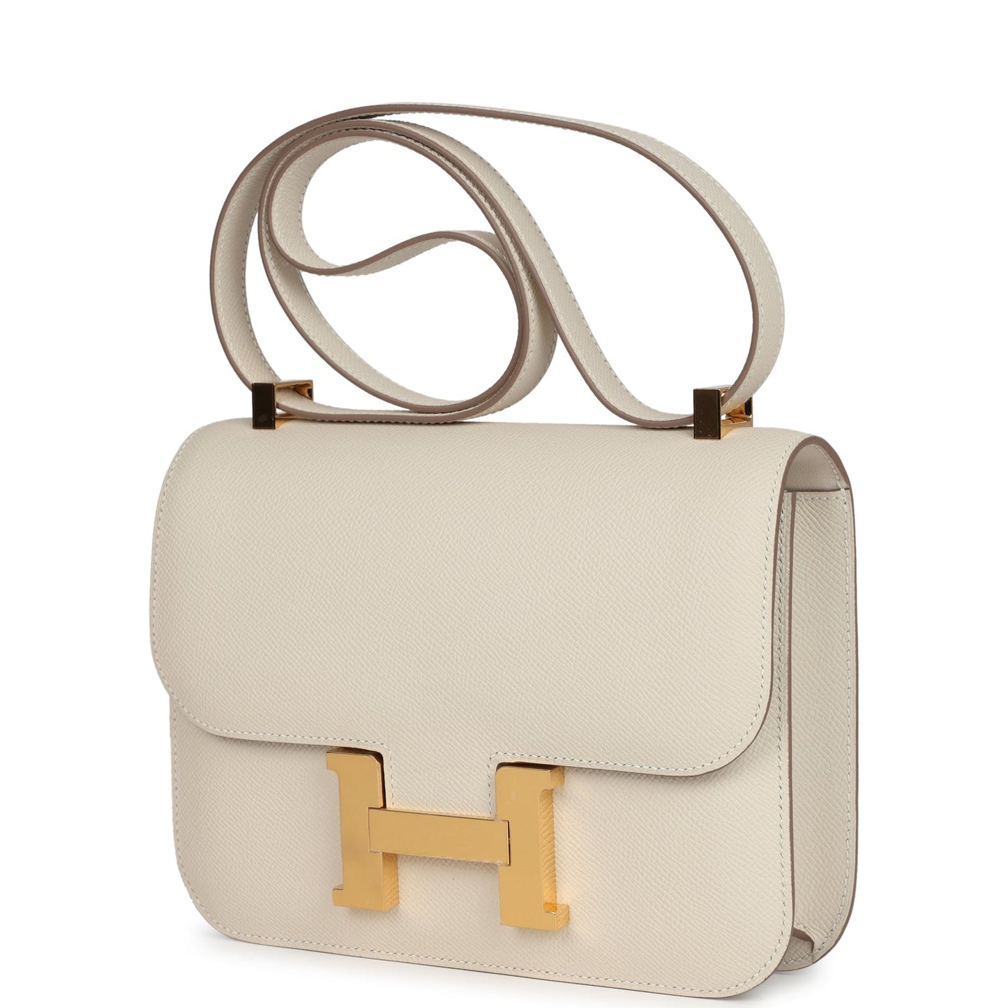 Hermes Constance 1-24 Craie Epsom Gold Hardware