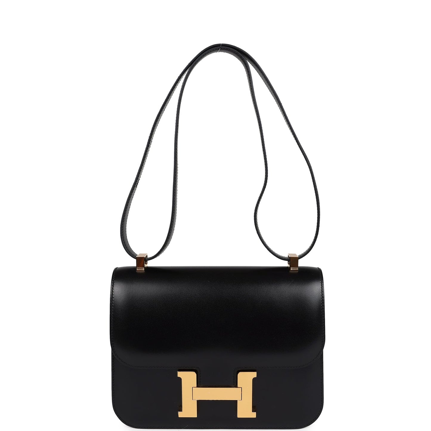 Hermes Constance 1-24 Black Box Gold Hardware