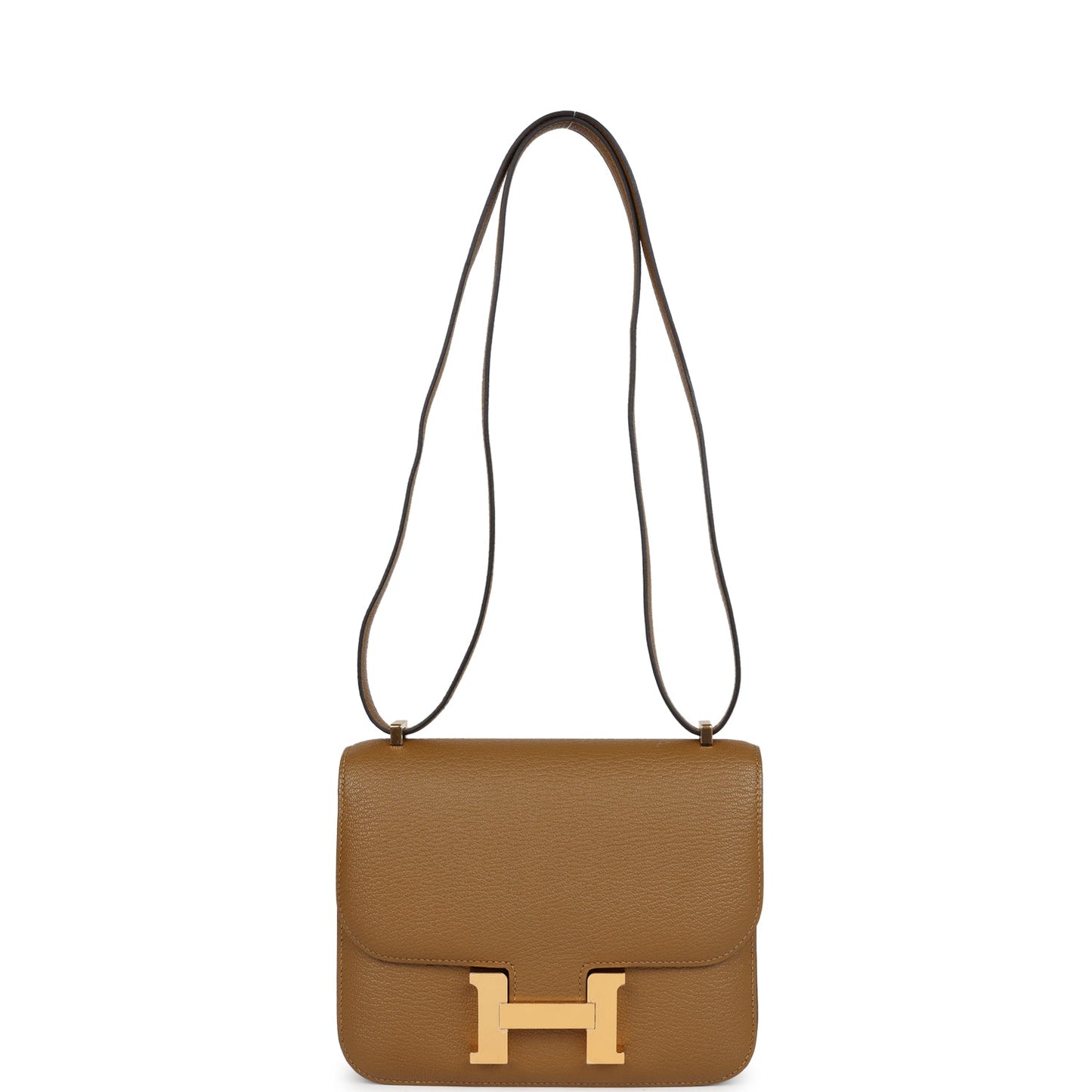 Hermes Constance 18 Kraft Chevre Gold Hardware