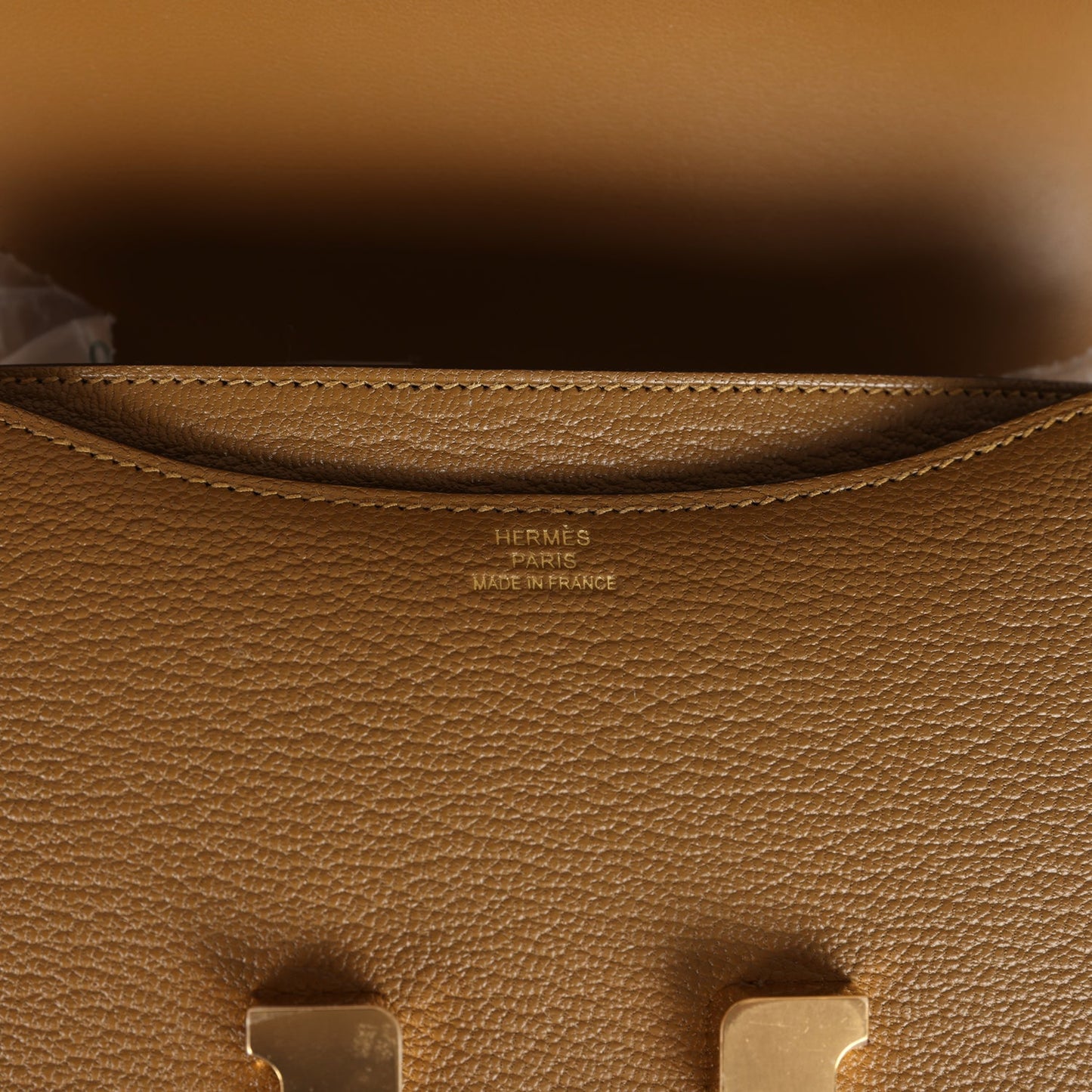 Hermes Constance 18 Kraft Chevre Gold Hardware