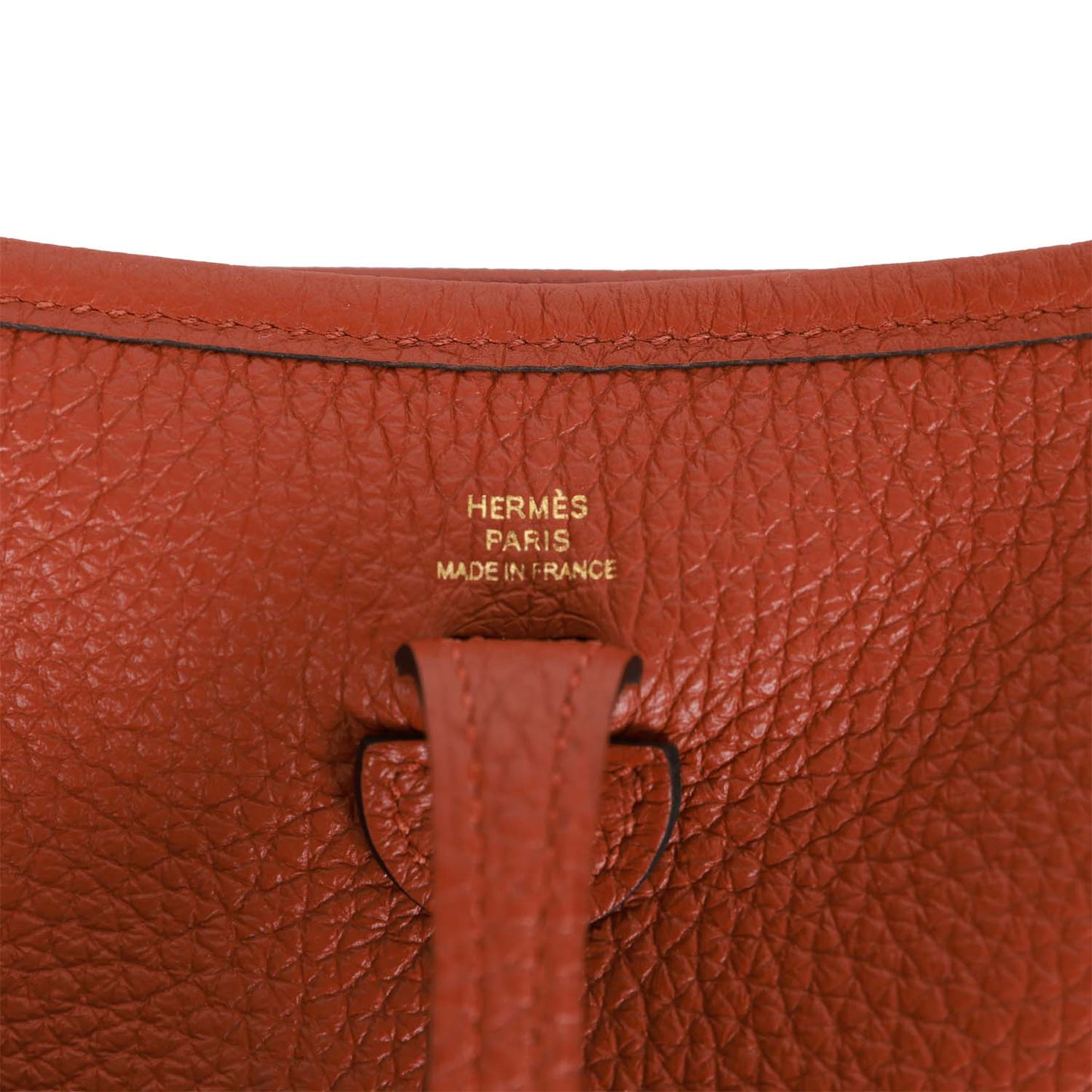 Hermes Evelyne TPM Cuivre Clemence Gold Hardware