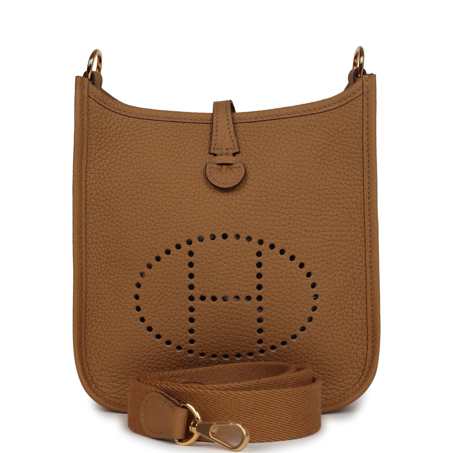 Hermes Evelyne TPM Biscuit Clemence Gold Hardware