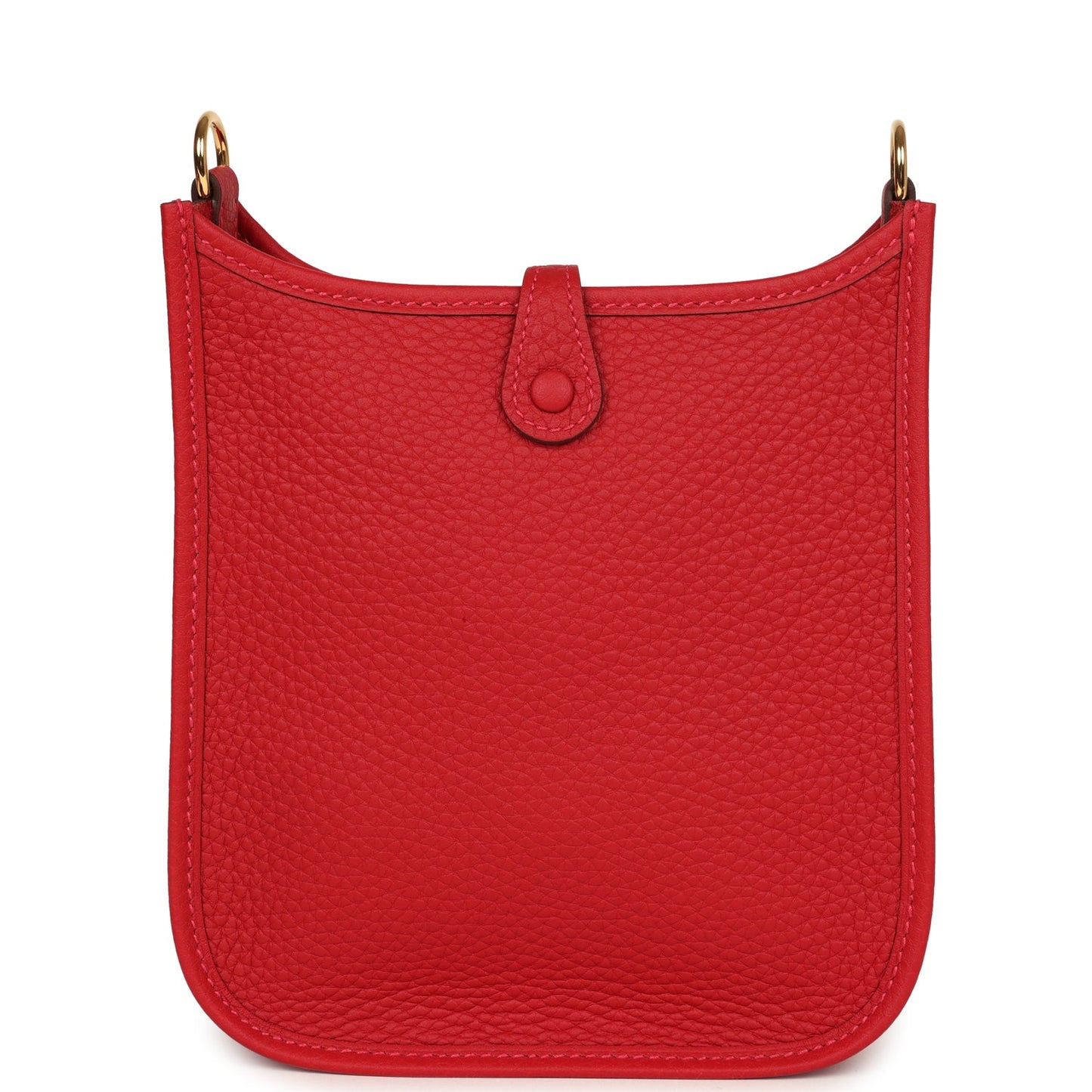 Hermes Evelyne TPM Vermillion Clemence Gold Hardware