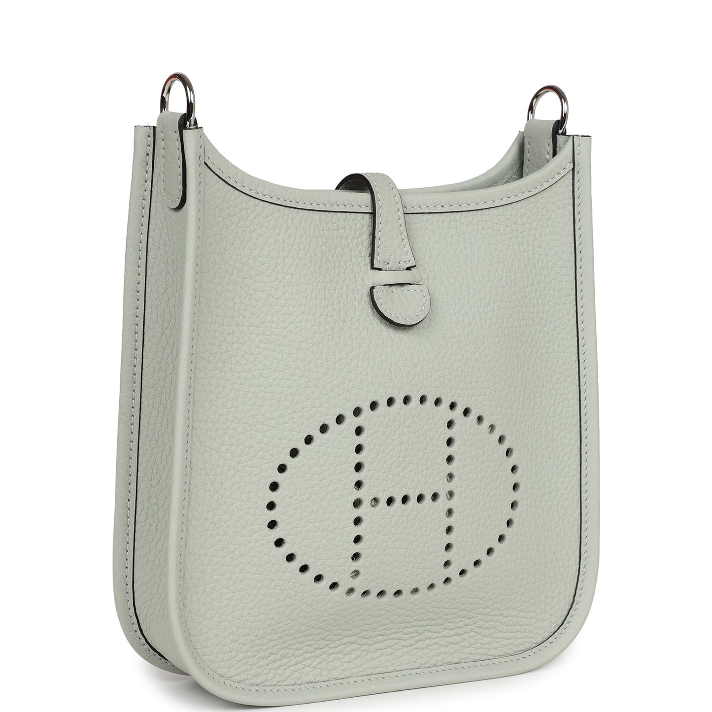 Hermes Evelyne TPM Gris Neve Clemence Palladium Hardware