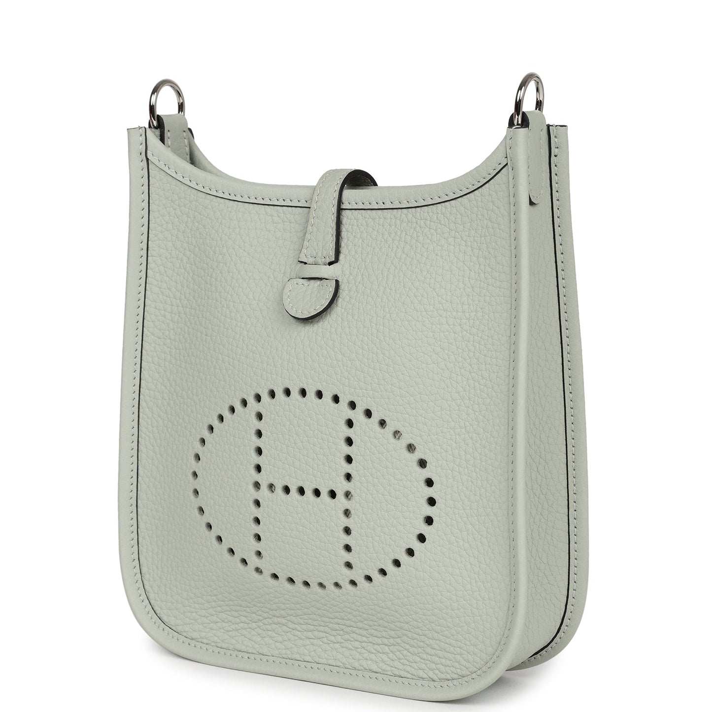 Hermes Evelyne TPM Gris Neve Clemence Palladium Hardware