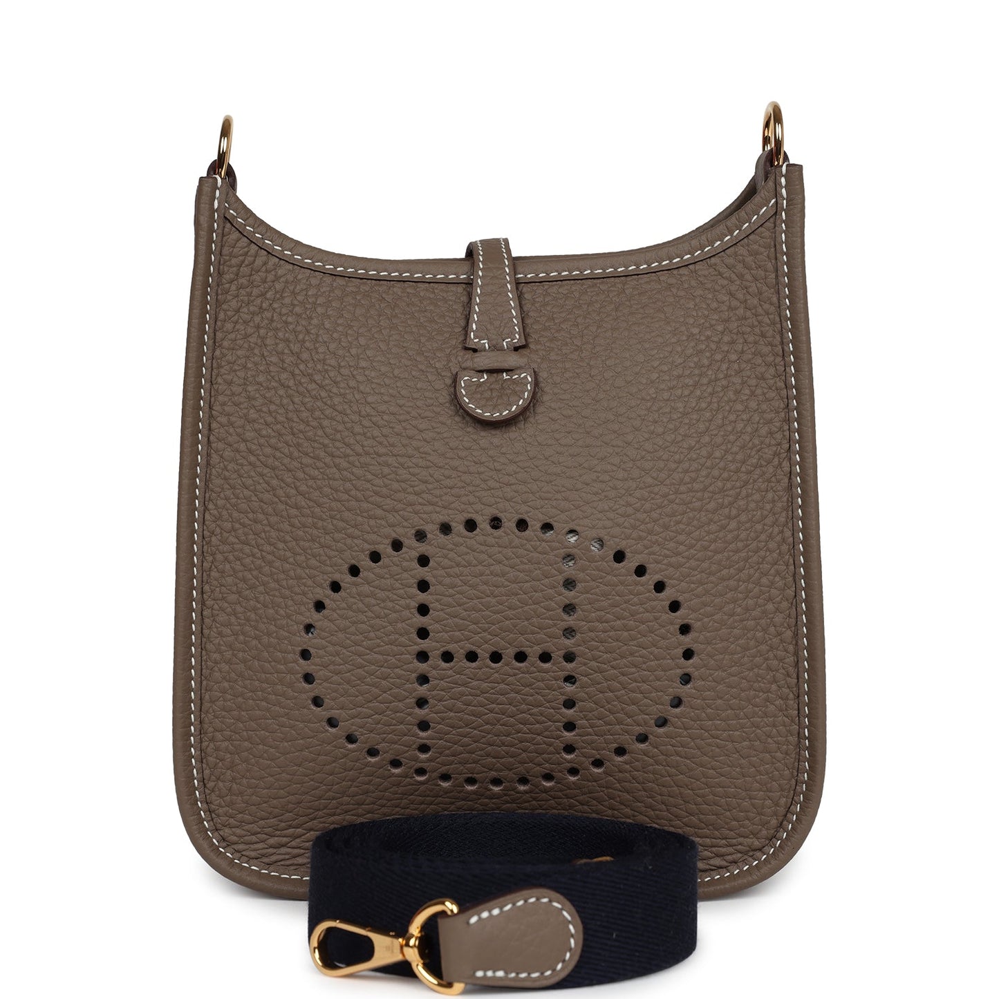 Hermes Evelyne TPM Etoupe Clemence Gold Hardware