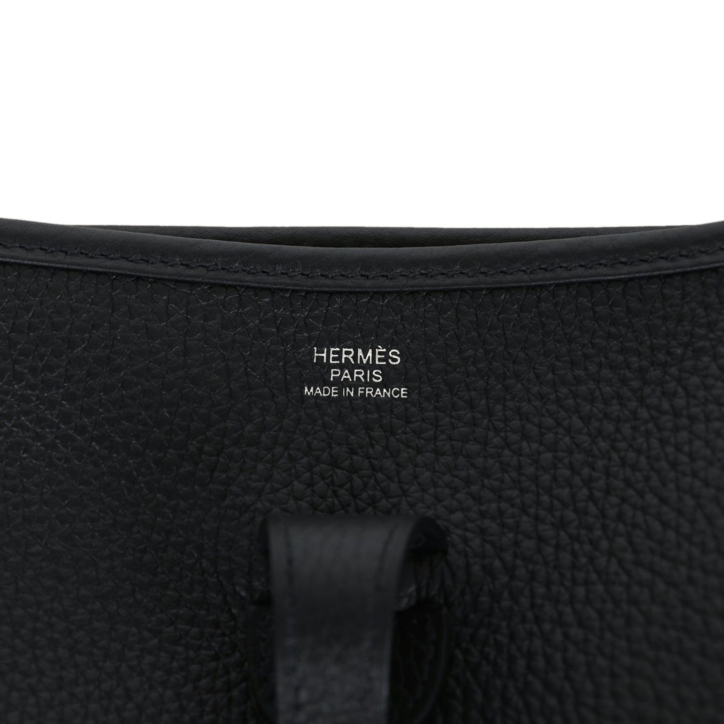 Hermes Evelyne III PM Black Clemence Palladium Hardware