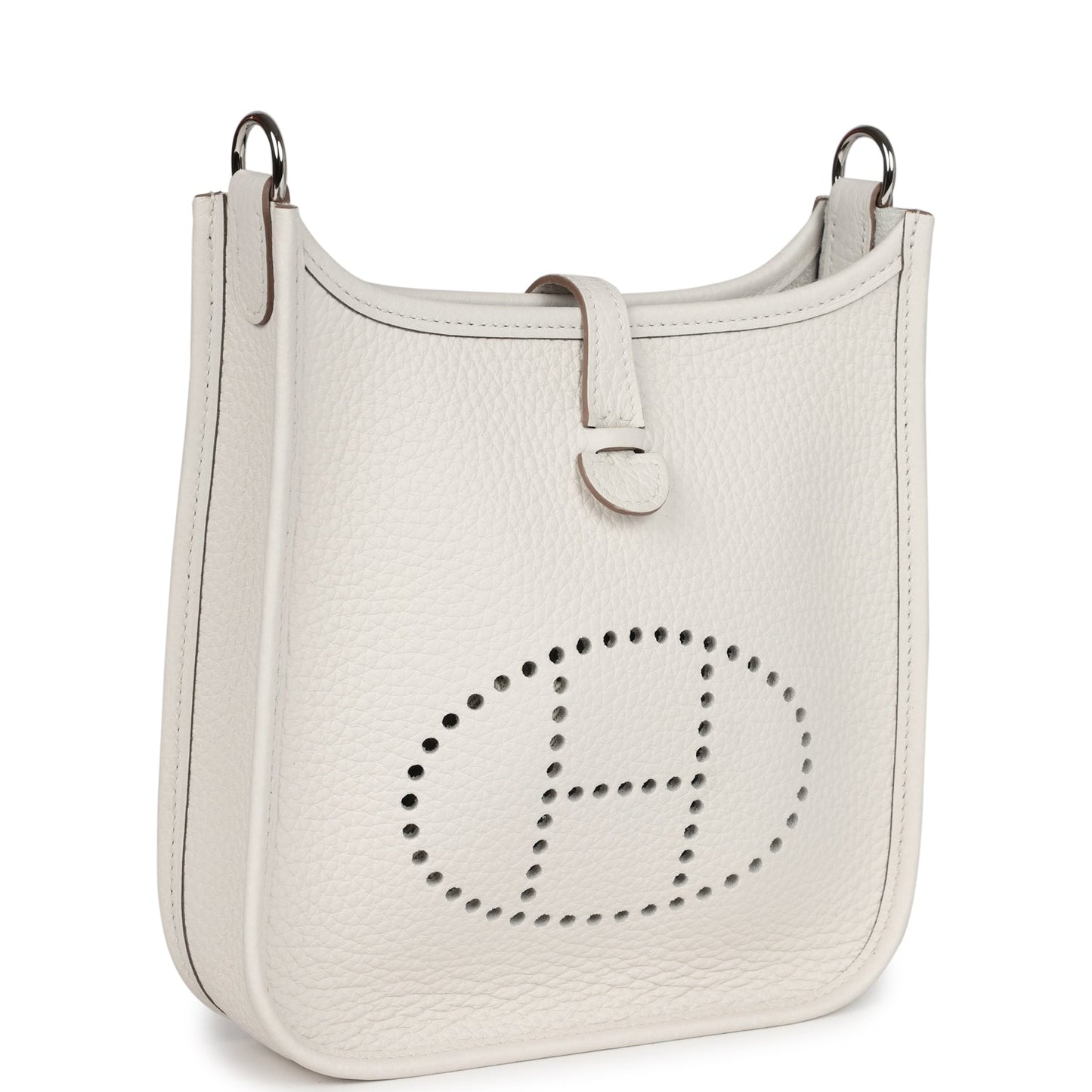 Hermes Evelyne TPM Gris Pale Clemence Palladium Hardware