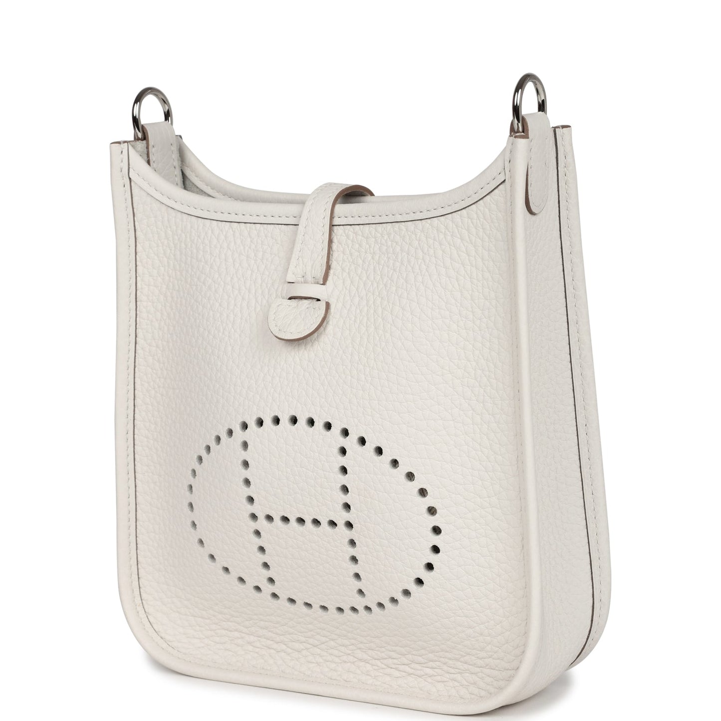 Hermes Evelyne TPM Gris Pale Clemence Palladium Hardware