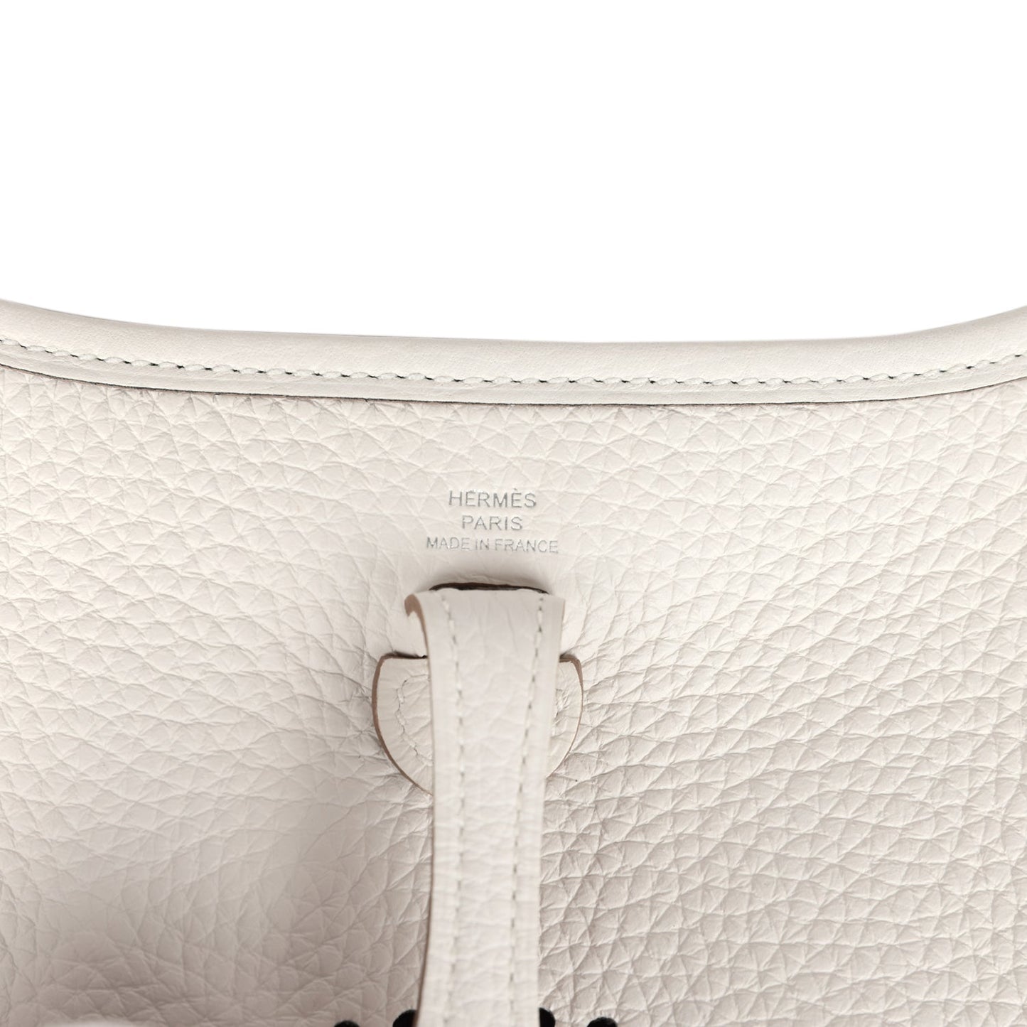 Hermes Evelyne TPM Gris Pale Clemence Palladium Hardware