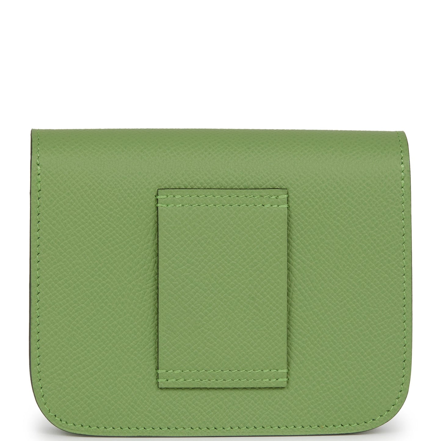 Hermes Constance Slim Wallet Vert Criquet Epsom Palladium Hardware