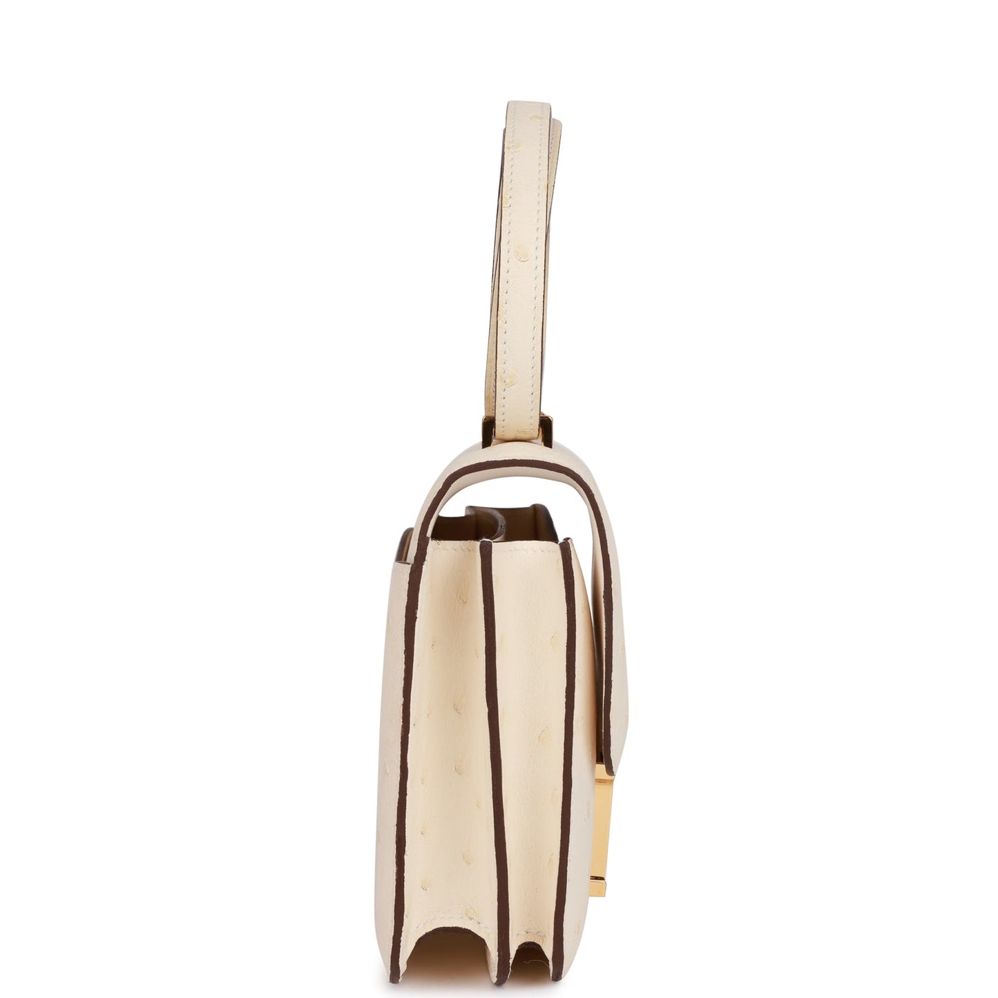 Hermes Constance 18 Nata Ostrich Gold Hardware