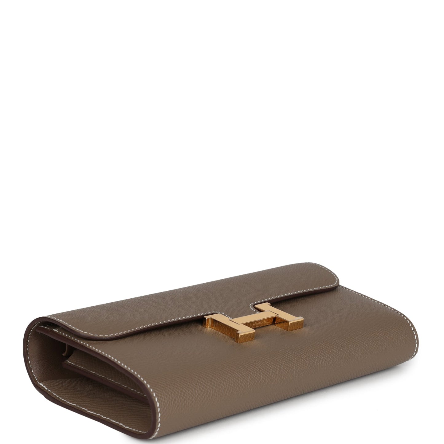 Hermes Constance Wallet To Go Etoupe Epsom Gold Hardware