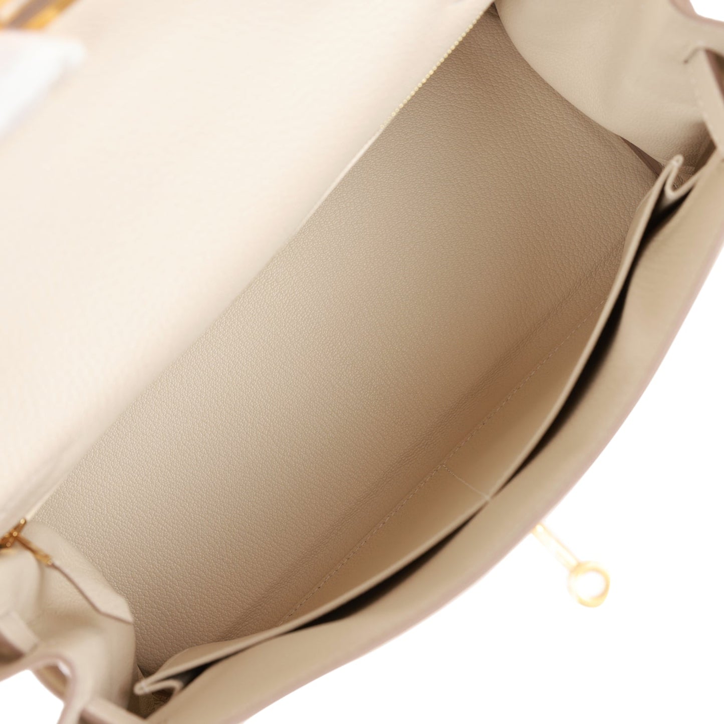 Hermes Kelly Retourne 28 Craie Togo Gold Hardware