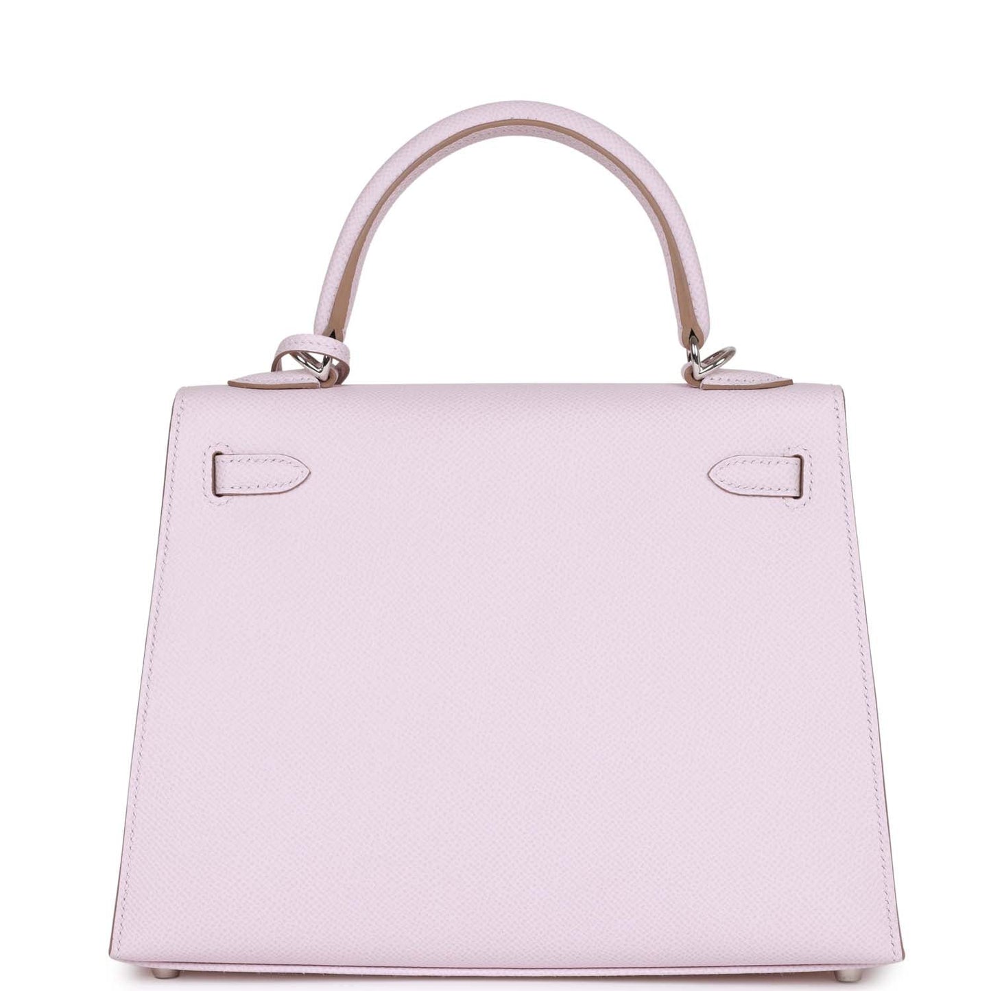 Hermes Kelly Sellier 25 Mauve Pale Epsom Palladium Hardware