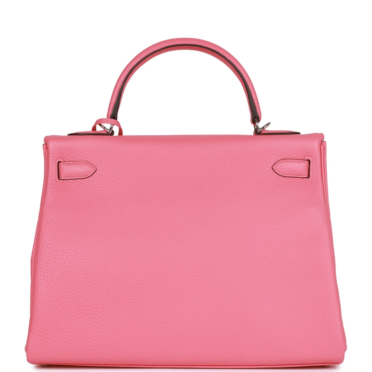 Hermes Kelly Retourne 32 Rose Azalee Clemence Palladium Hardware