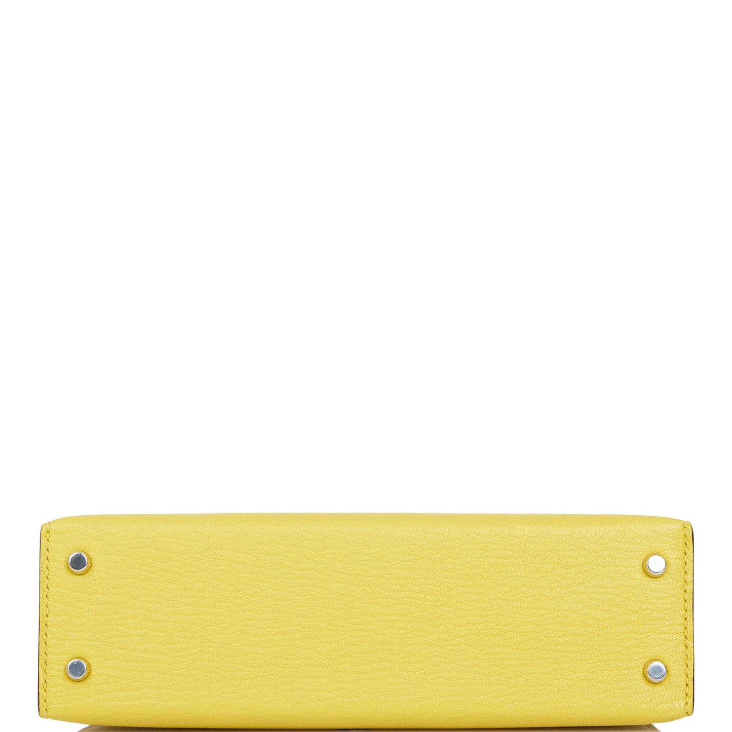 Hermes Kelly Sellier 20 Jaune de Naples Verso Chèvre Palladium Hardware