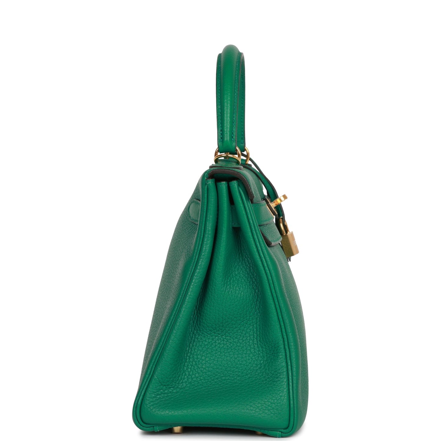 Hermes Kelly Retourne 28 Vert Vertigo Clemence Gold Hardware