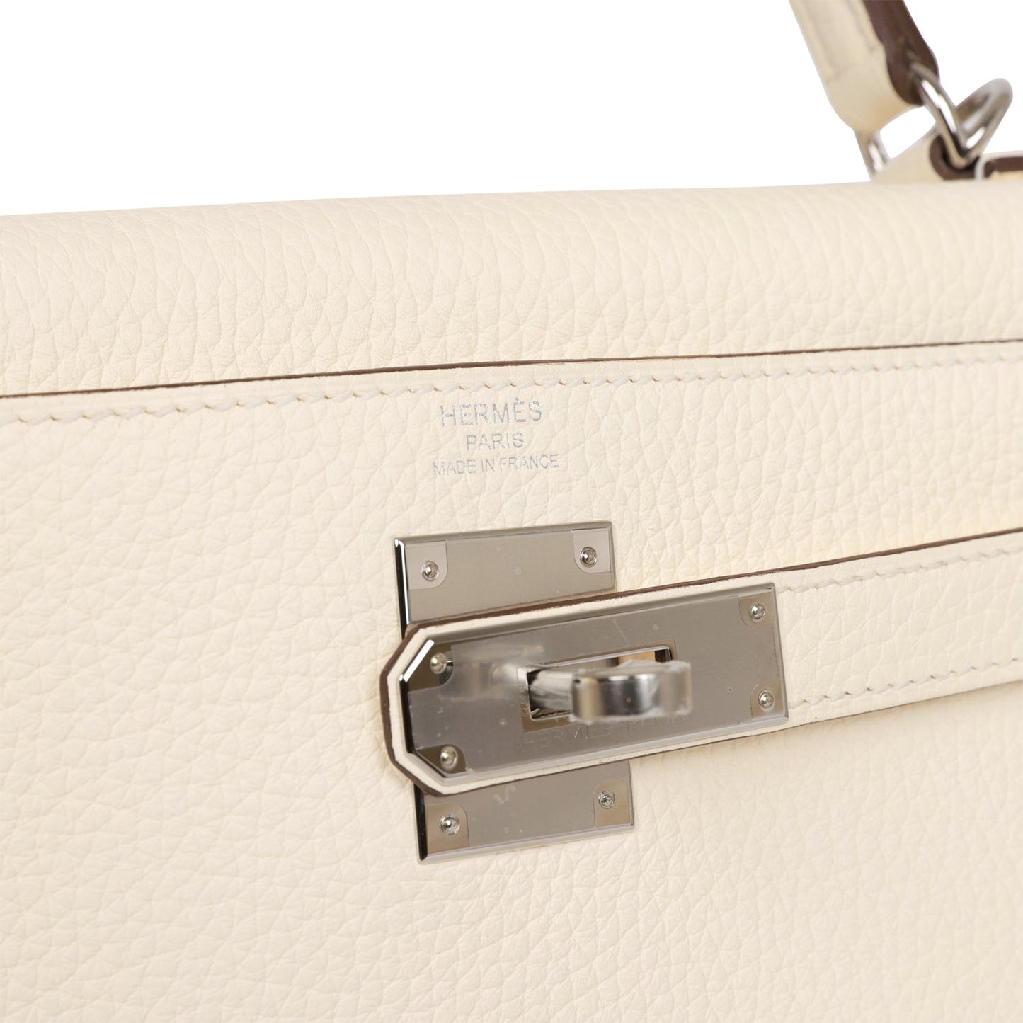 Hermes Kelly Retourne 28 Nata Clemence Palladium Hardware