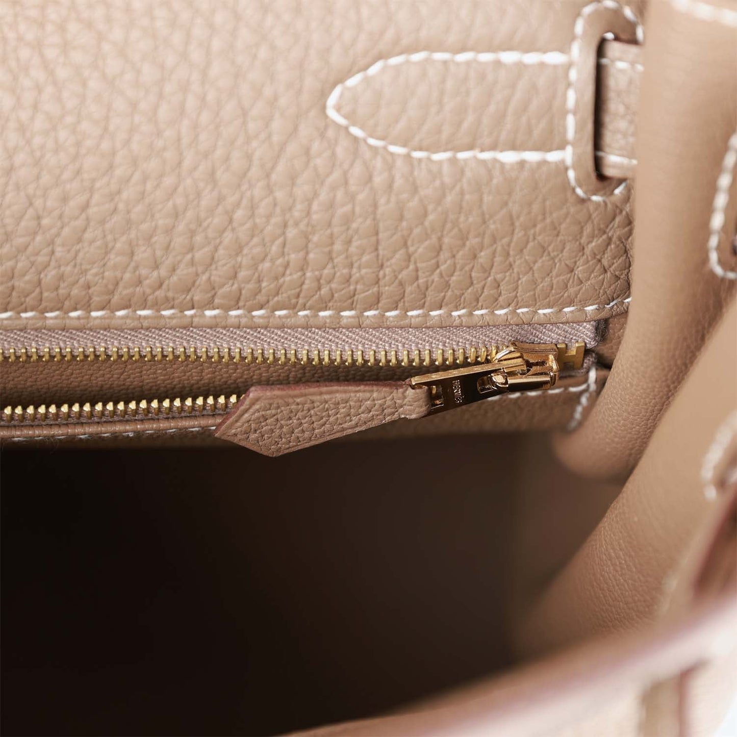 Hermes Kelly Retourne 32 Etoupe Togo Gold Hardware