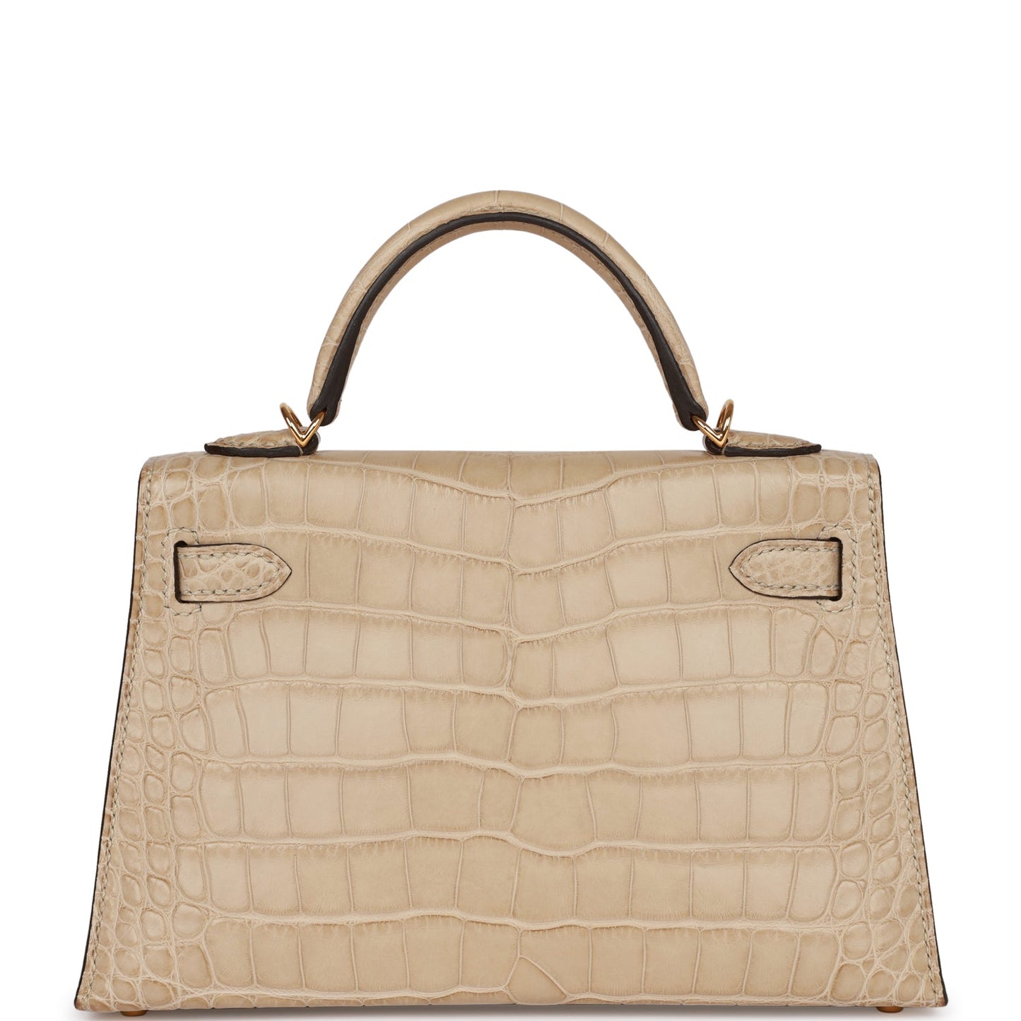 Hermes Kelly 20 Trench Matte Alligator Mississippiensis Gold Hardware