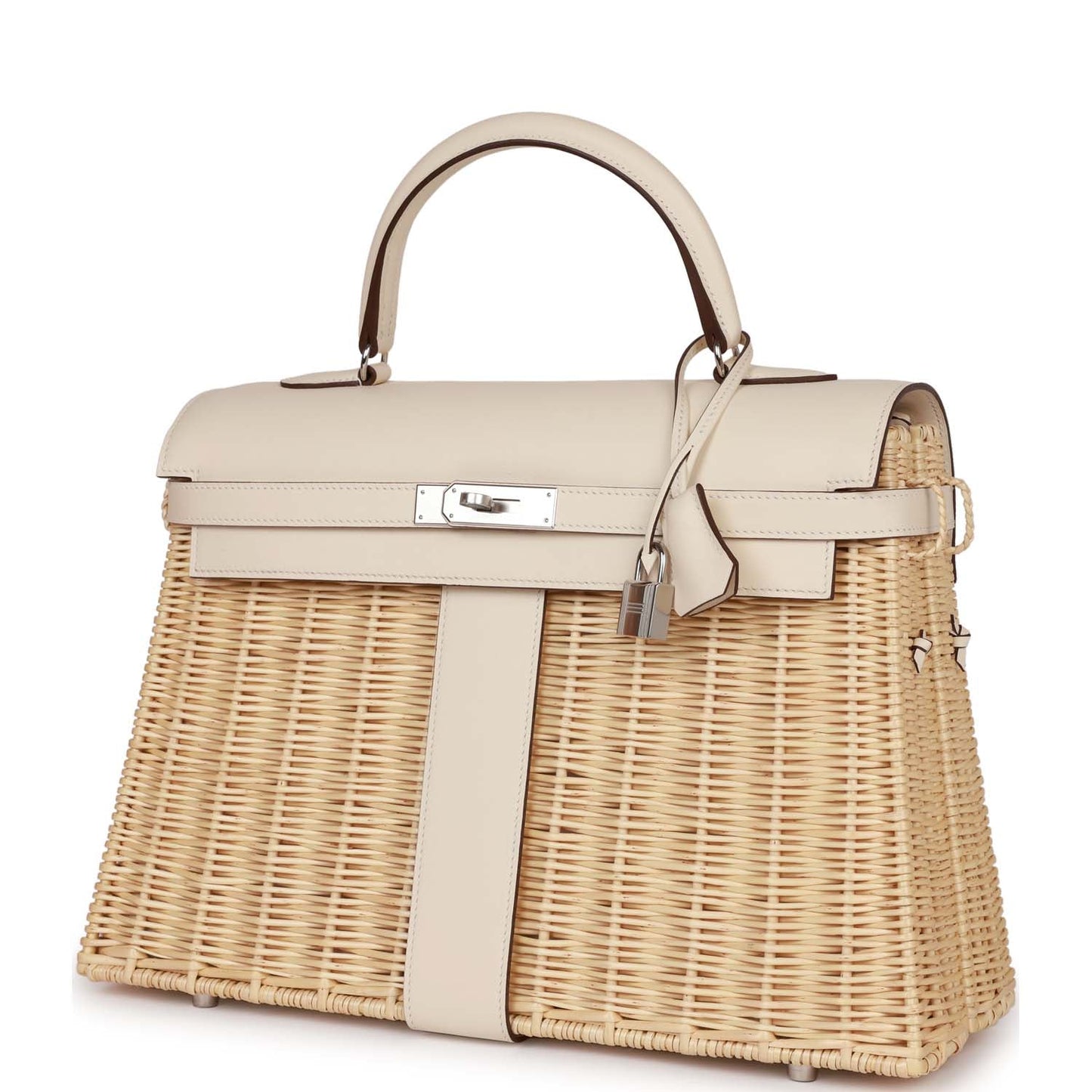 Hermes Picnic Kelly 35 Nata Swift Palladium Hardware