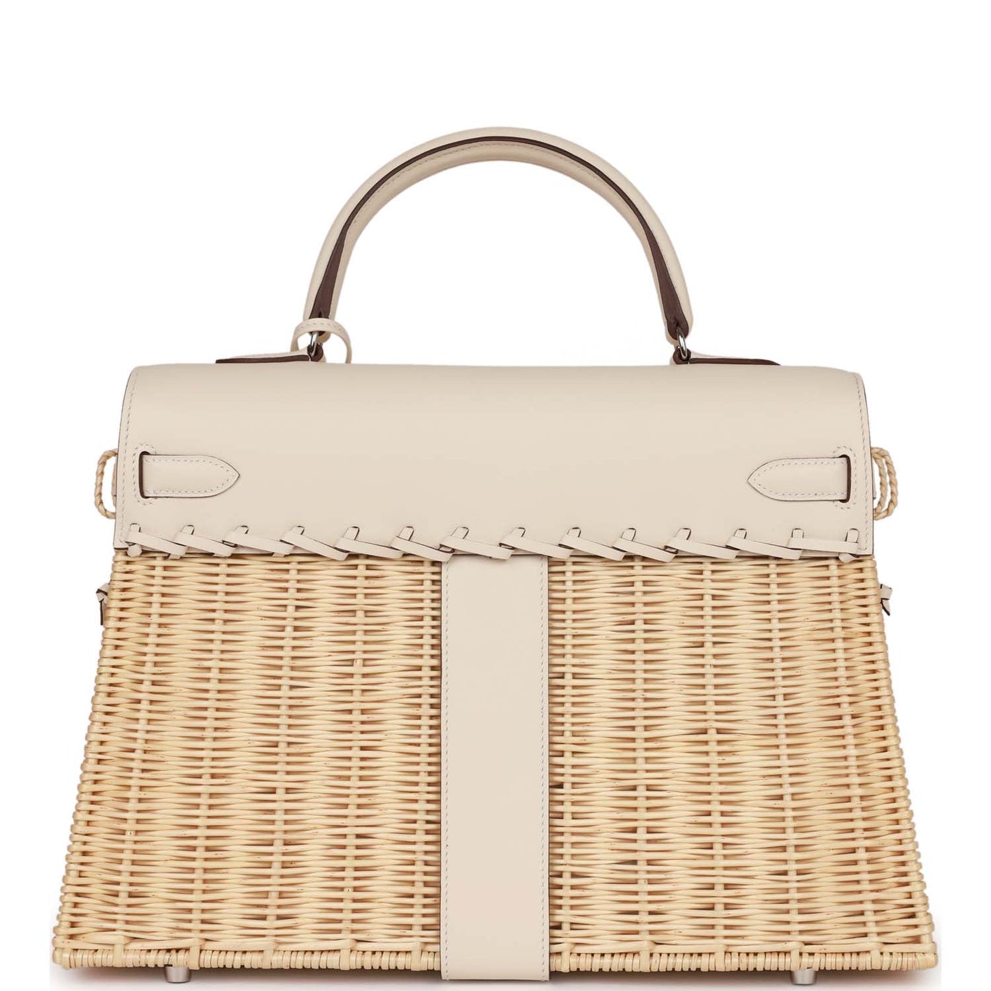 Hermes Picnic Kelly 35 Nata Swift Palladium Hardware