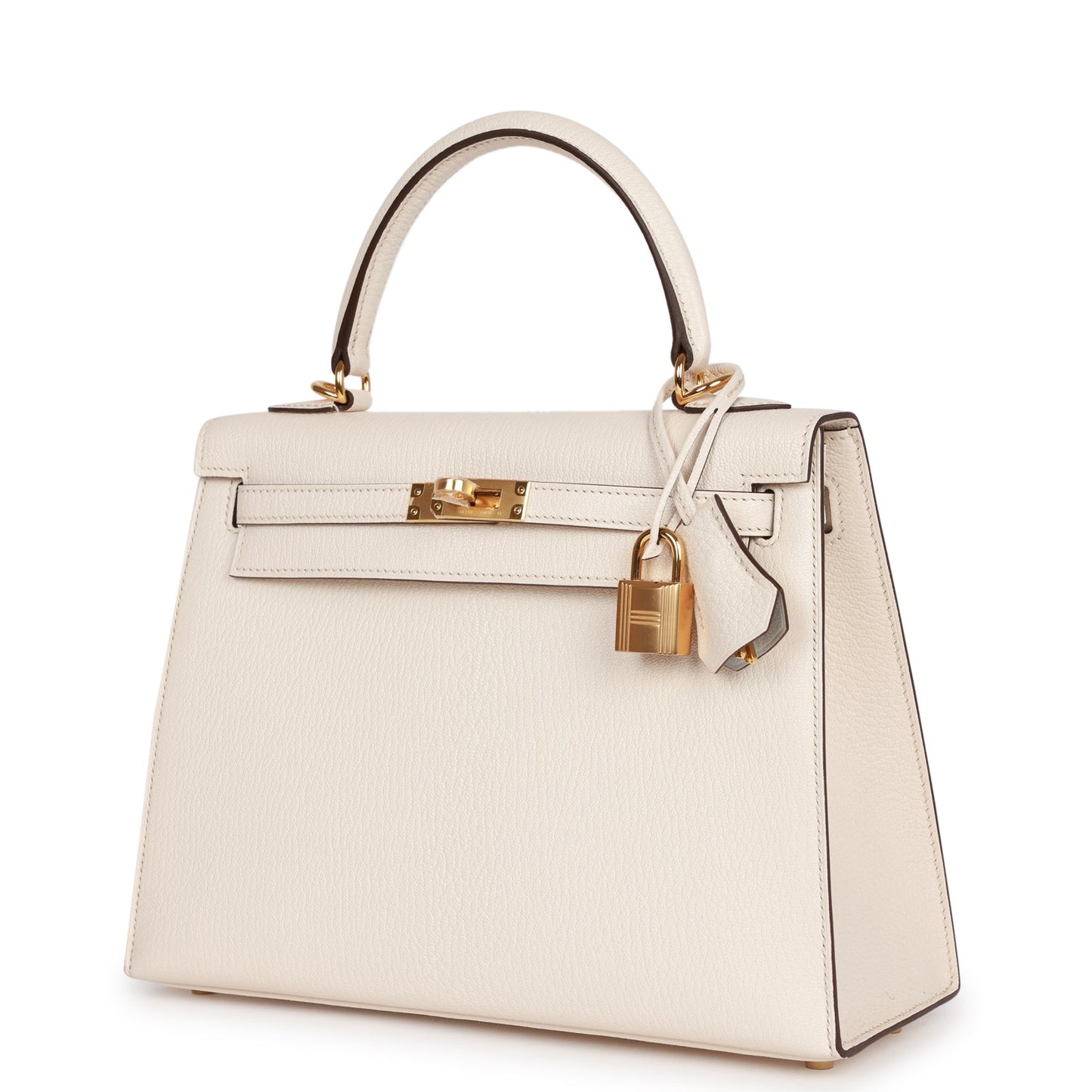 Hermes Kelly Sellier 25 Nata Verso Chevre Gold Hardware