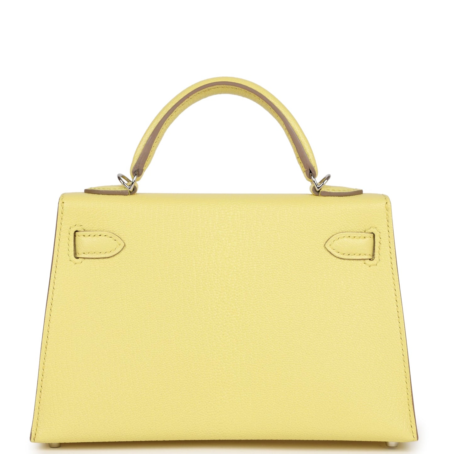 Hermes Kelly Sellier 20 Limoncello Chevre Palladium Hardware