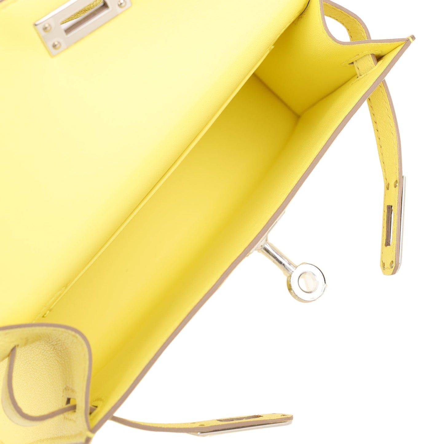 Hermes Kelly Sellier 20 Limoncello Chevre Palladium Hardware