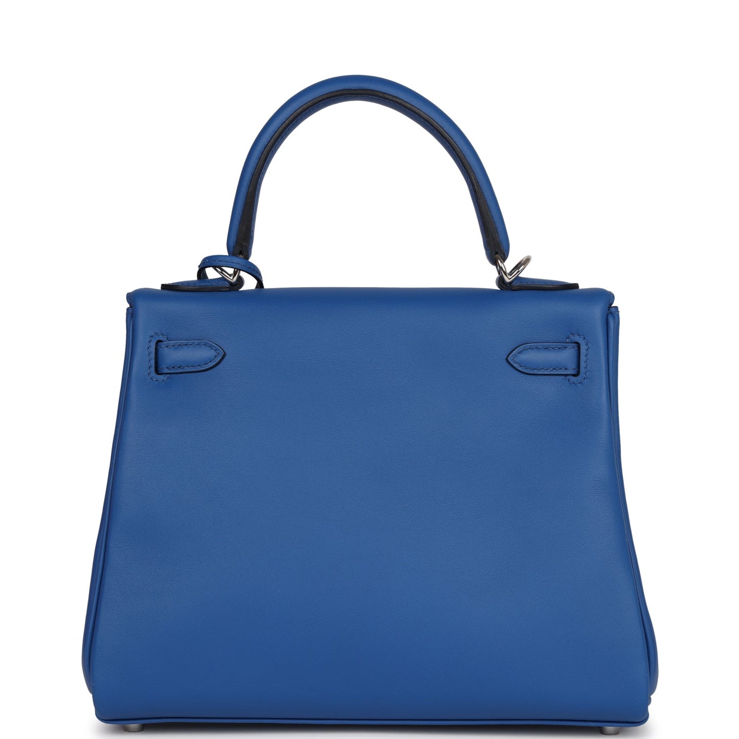 Hermes Kelly Retourne 25 Bleu France Swift Palladium Hardware