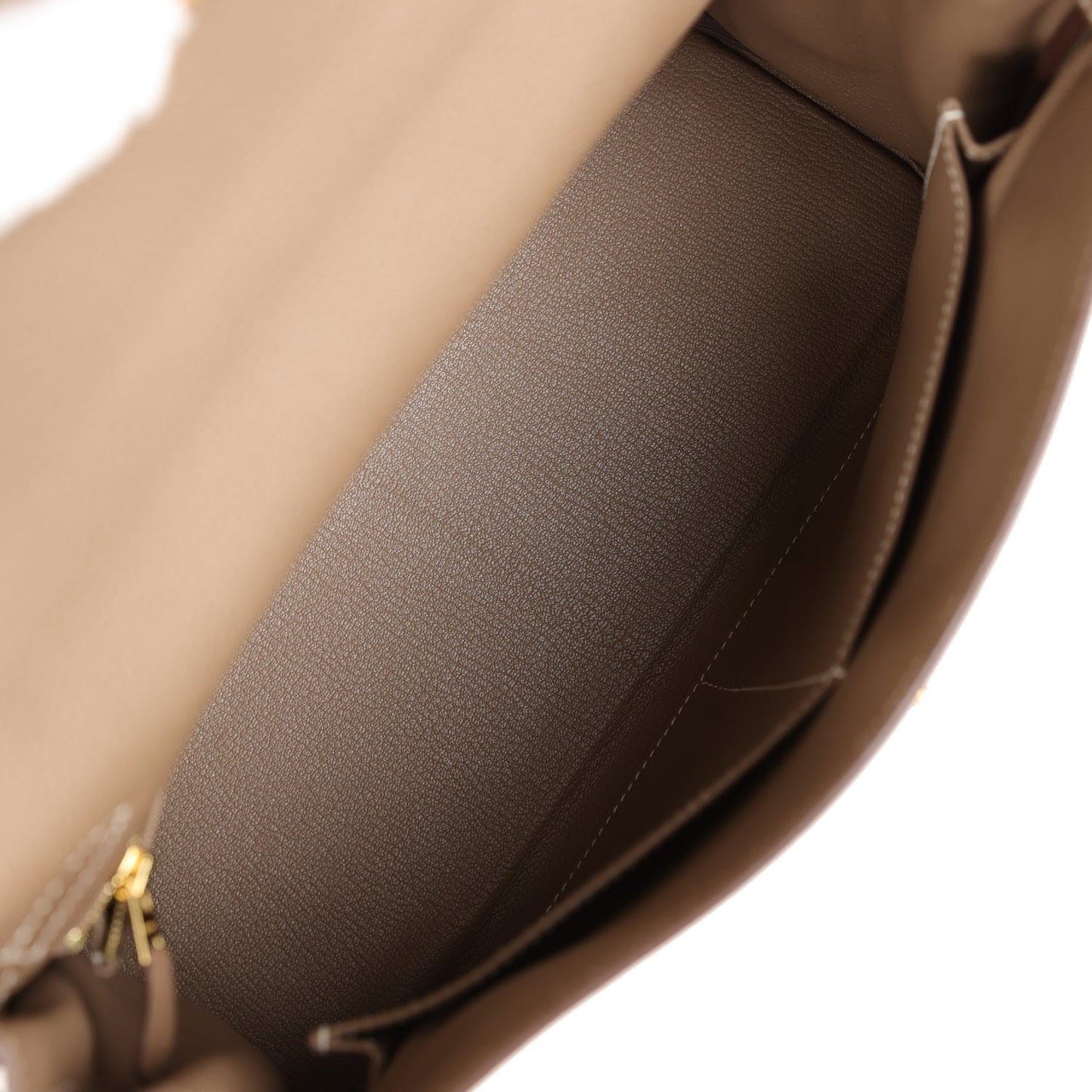 Hermes Kelly Retourne 32 Etoupe Togo Gold Hardware