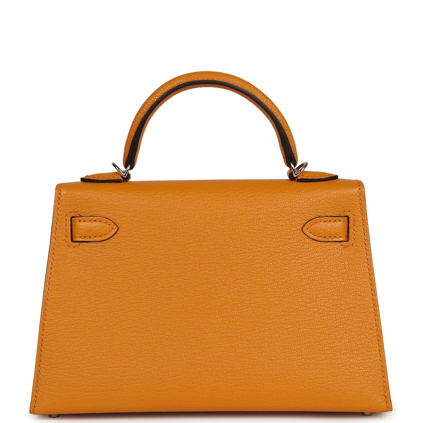 Hermes Kelly Sellier 20 Moutarde Chevre Palladium Hardware