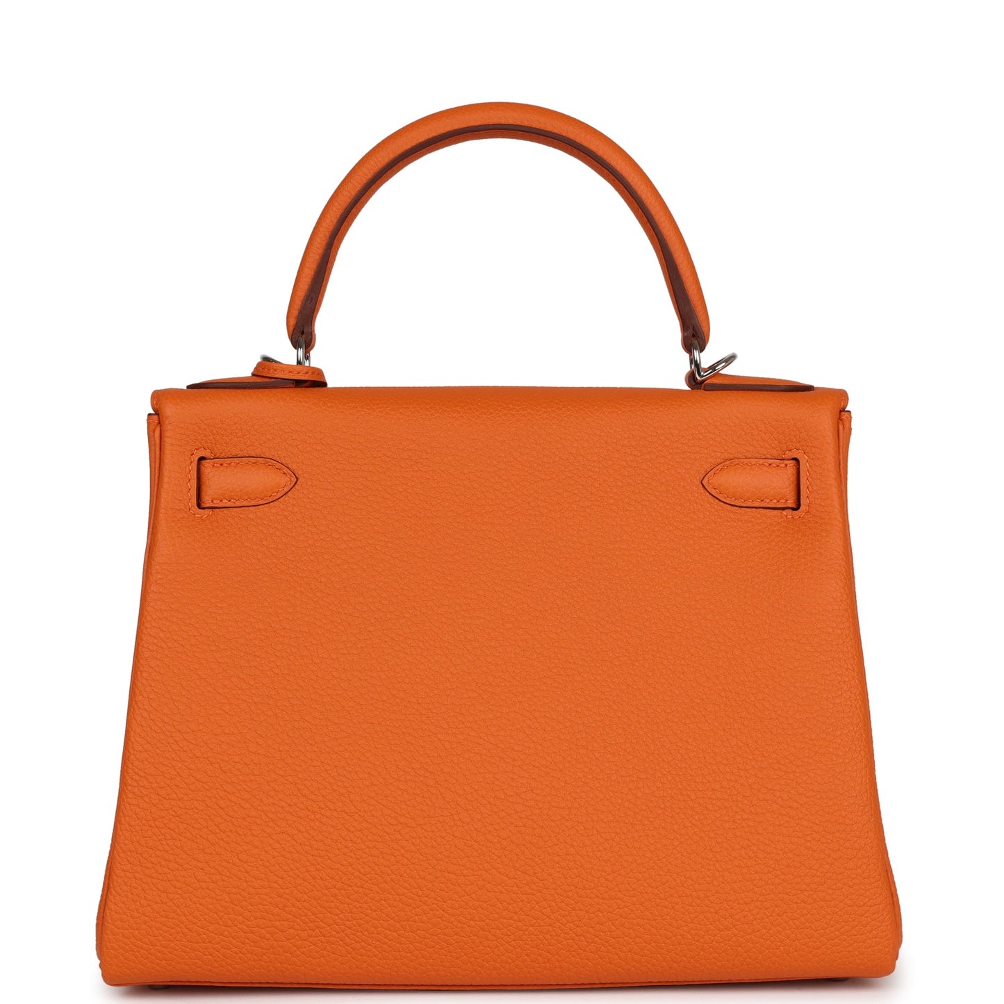 Hermes Kelly Retourne 28 Orange Togo Palladium Hardware