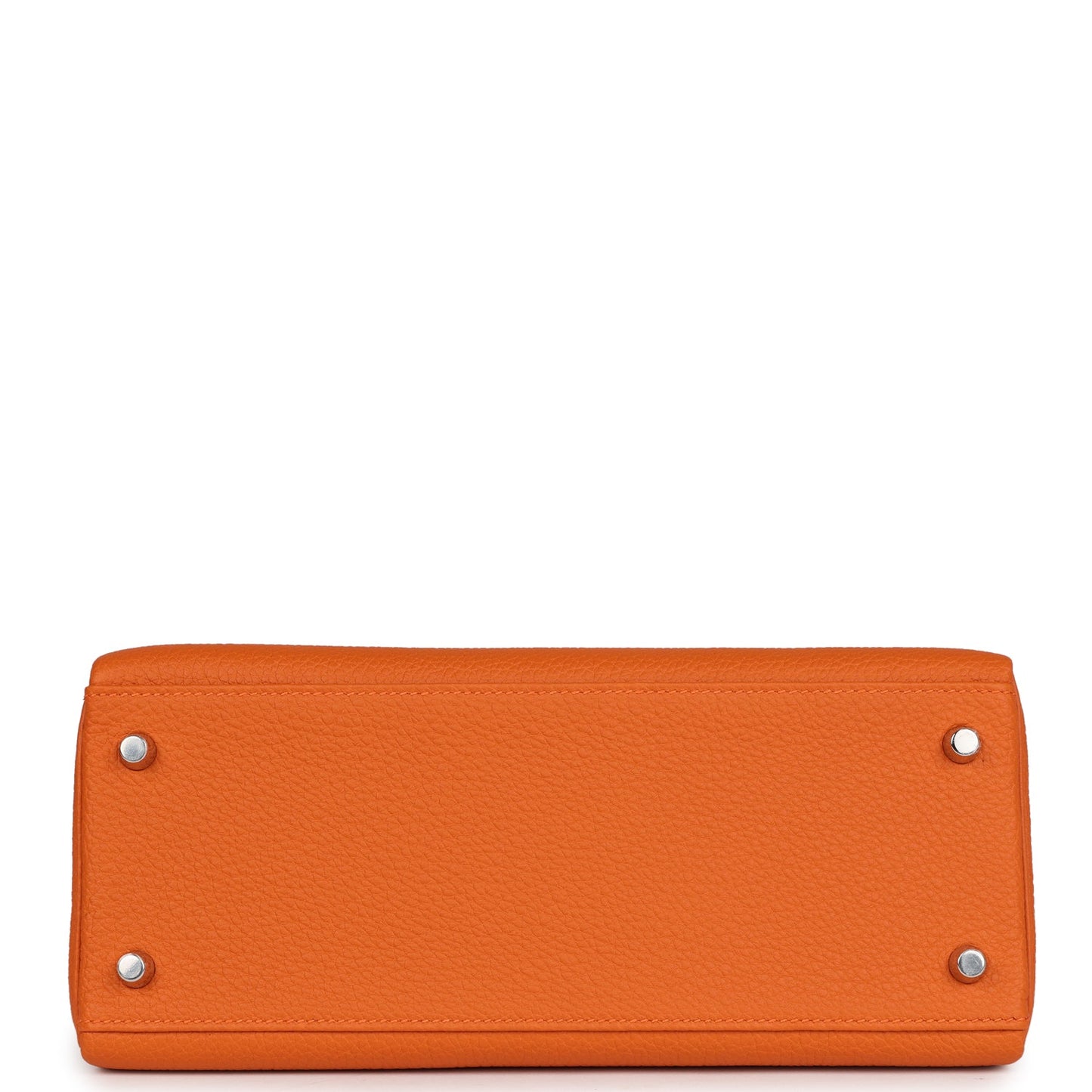 Hermes Kelly Retourne 28 Orange Togo Palladium Hardware