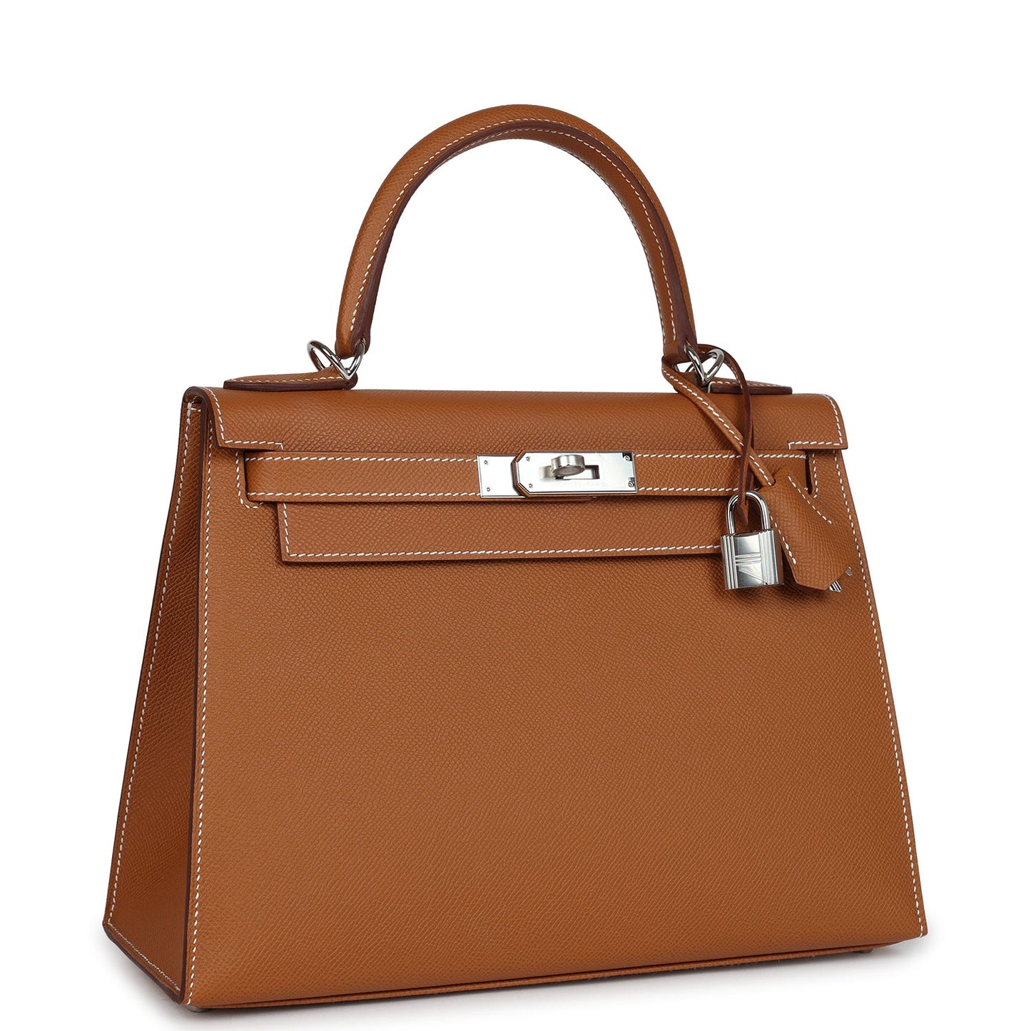 Hermes Kelly Sellier 28 Gold Epsom Palladium Hardware