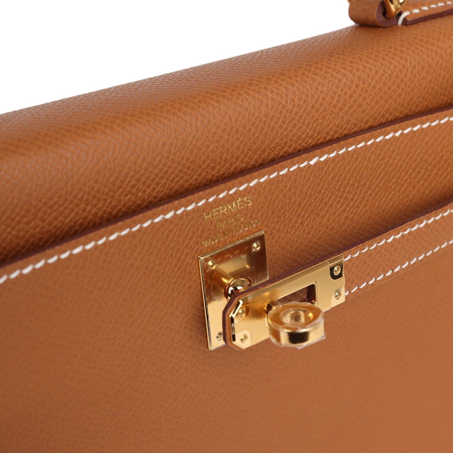 Hermes Kelly Sellier 25 Gold Epsom Gold Hardware