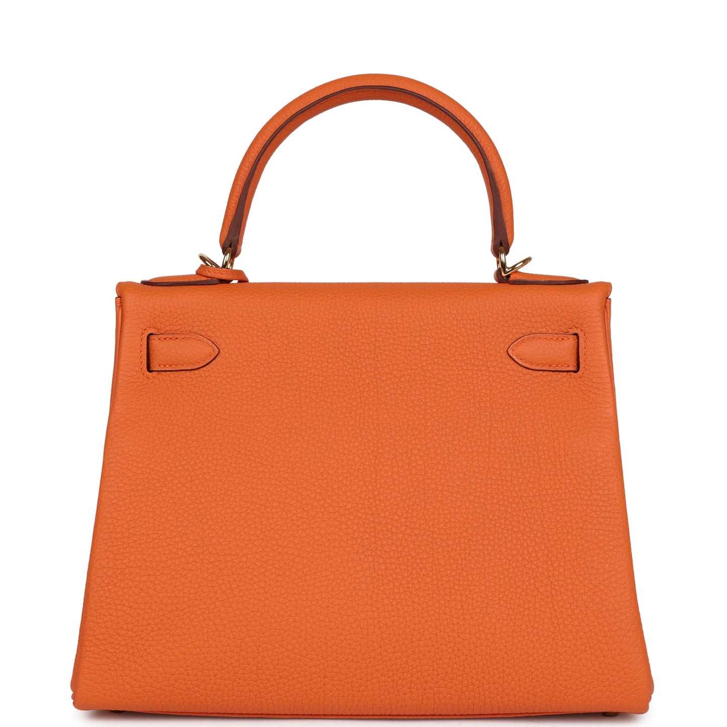 Hermes Kelly Retourne 28 Orange Togo Gold Hardware