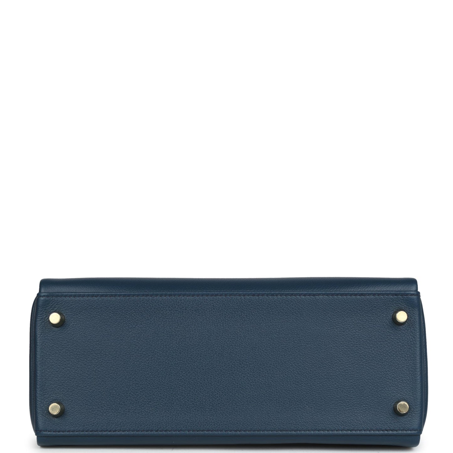 Hermes Kelly Retourne 28 Deep Bleu Evercolor Gold Hardware