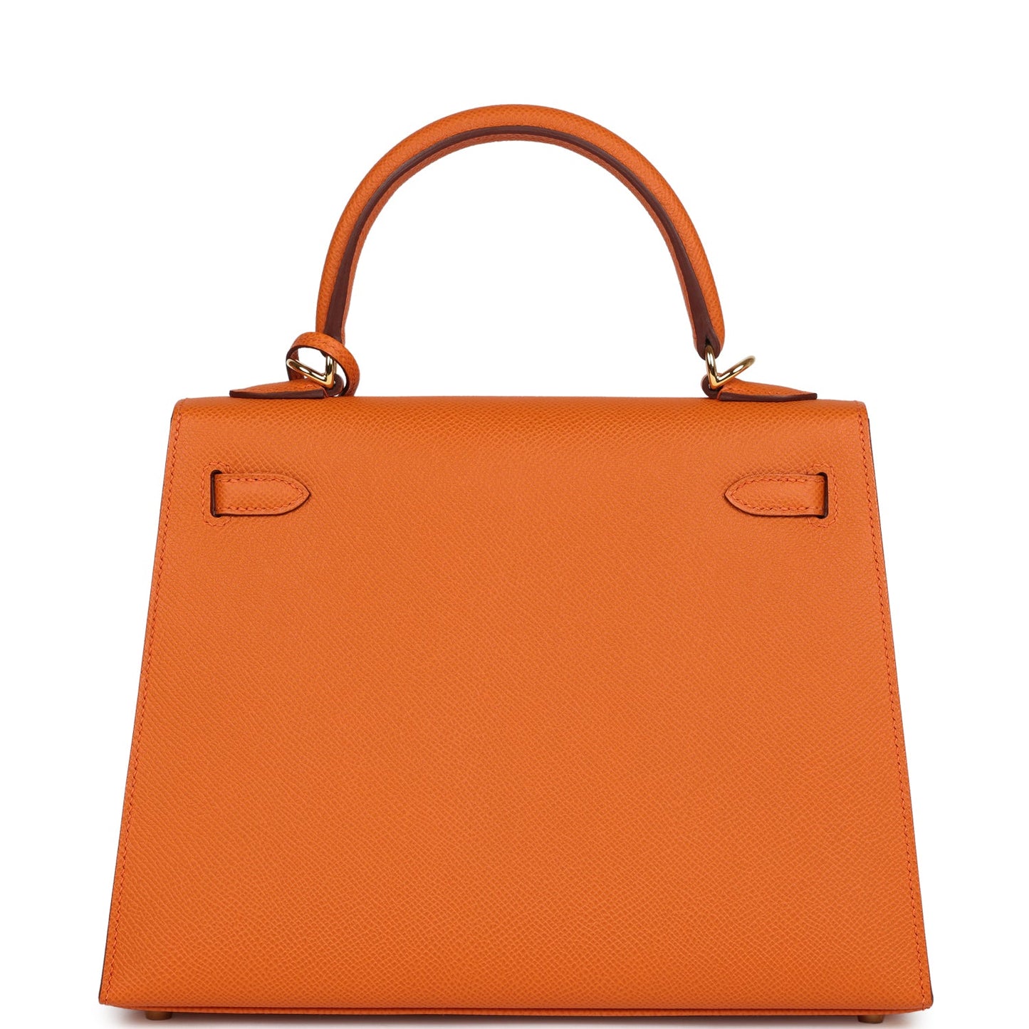 Hermes Kelly Sellier 25 Orange Epsom Gold Hardware