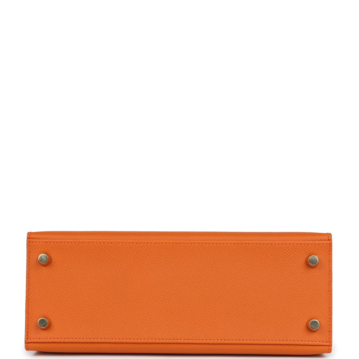 Hermes Kelly Sellier 25 Orange Epsom Gold Hardware