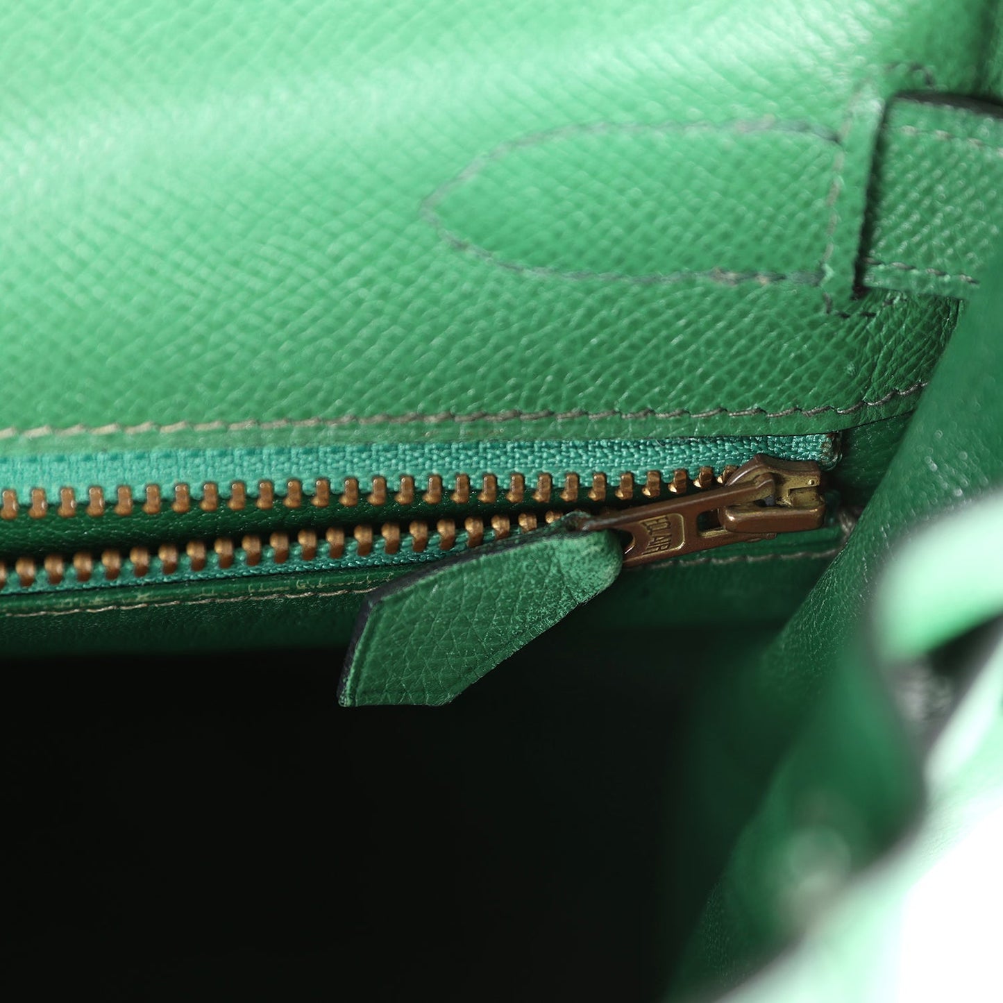 Hermes Kelly Retourne 32 Vert Bengale Courchevel Gold Hardware