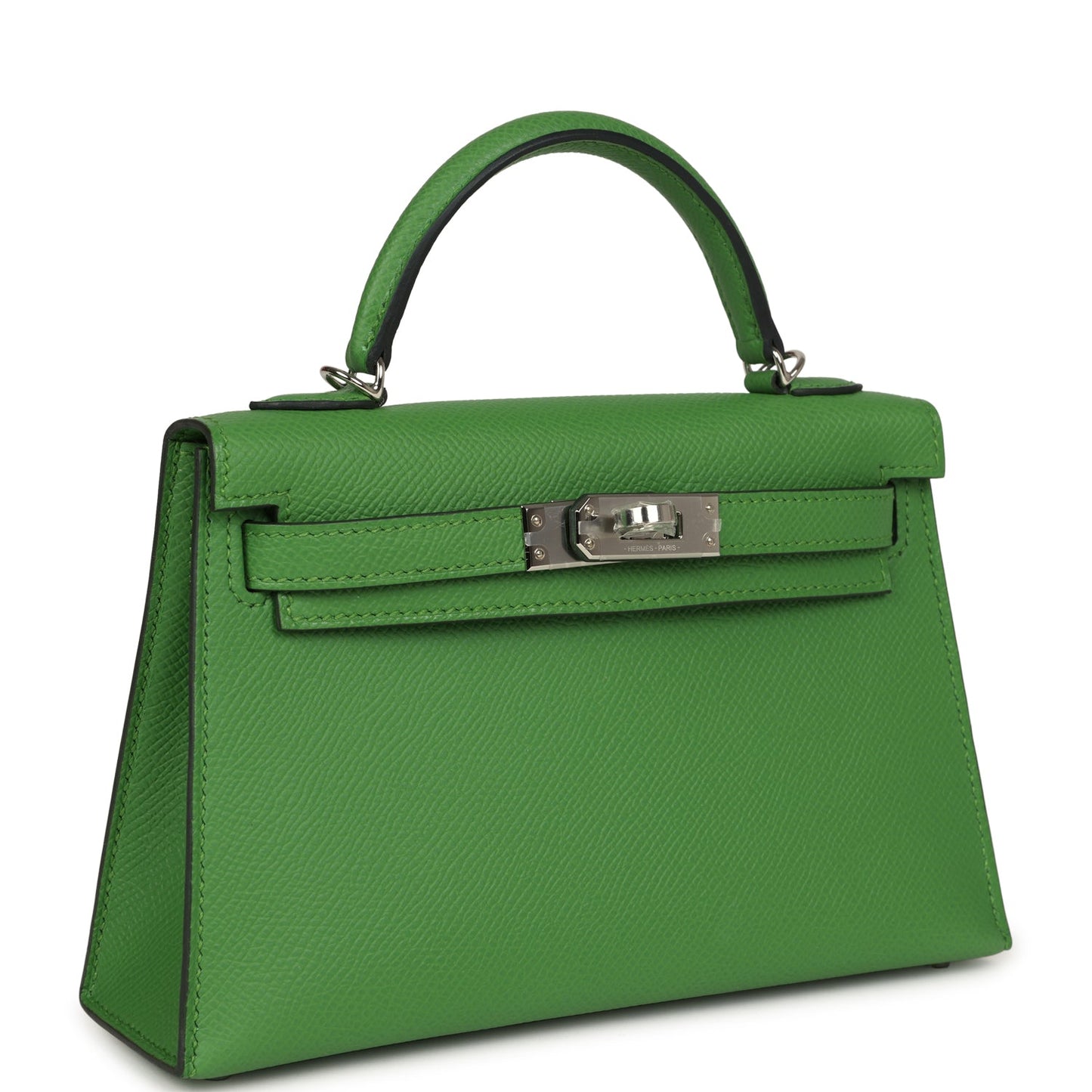 Hermes Kelly Sellier 20 Vert Yucca Epsom Palladium Hardware