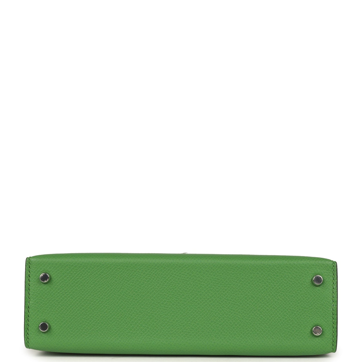 Hermes Kelly Sellier 20 Vert Yucca Epsom Palladium Hardware