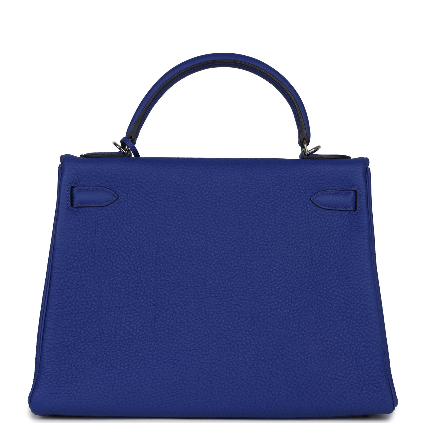 Hermes Kelly Retourne 32 Bleu Electric Togo Palladium Hardware