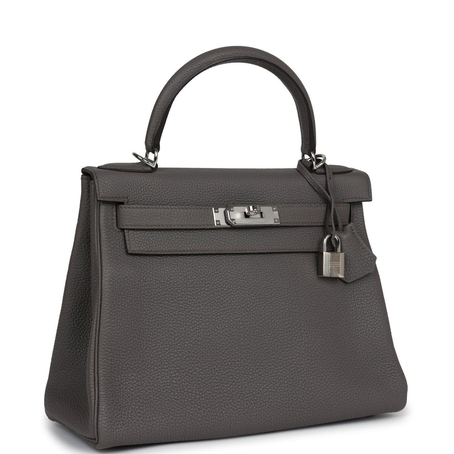 Hermes Kelly Retourne 28 Etain Togo Palladium Hardware